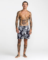 VA Elastic 17" Shorts - Black Floral | RVCA outlet