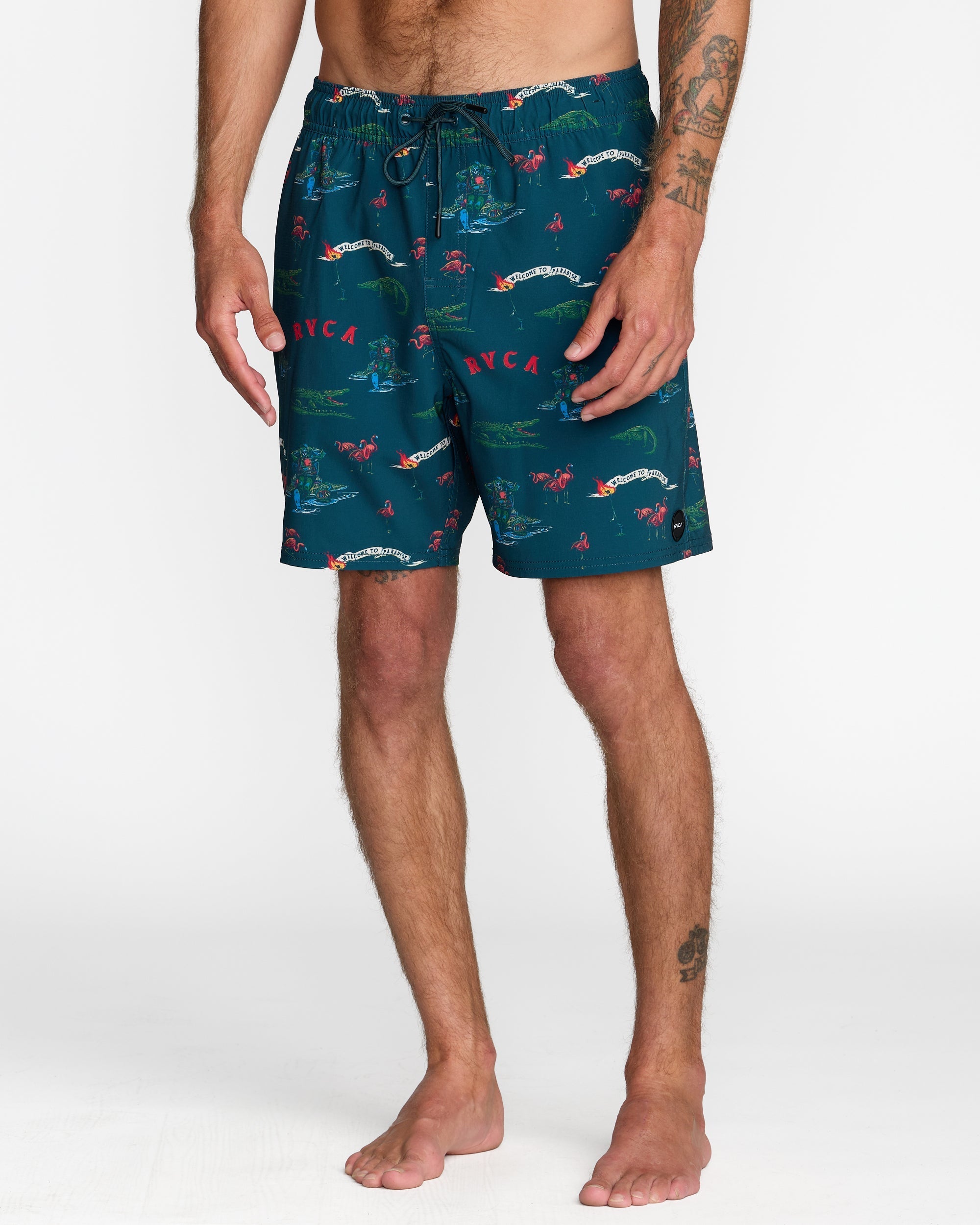 VA Elastic Short Trunk 17" - Multi | RVCA sale