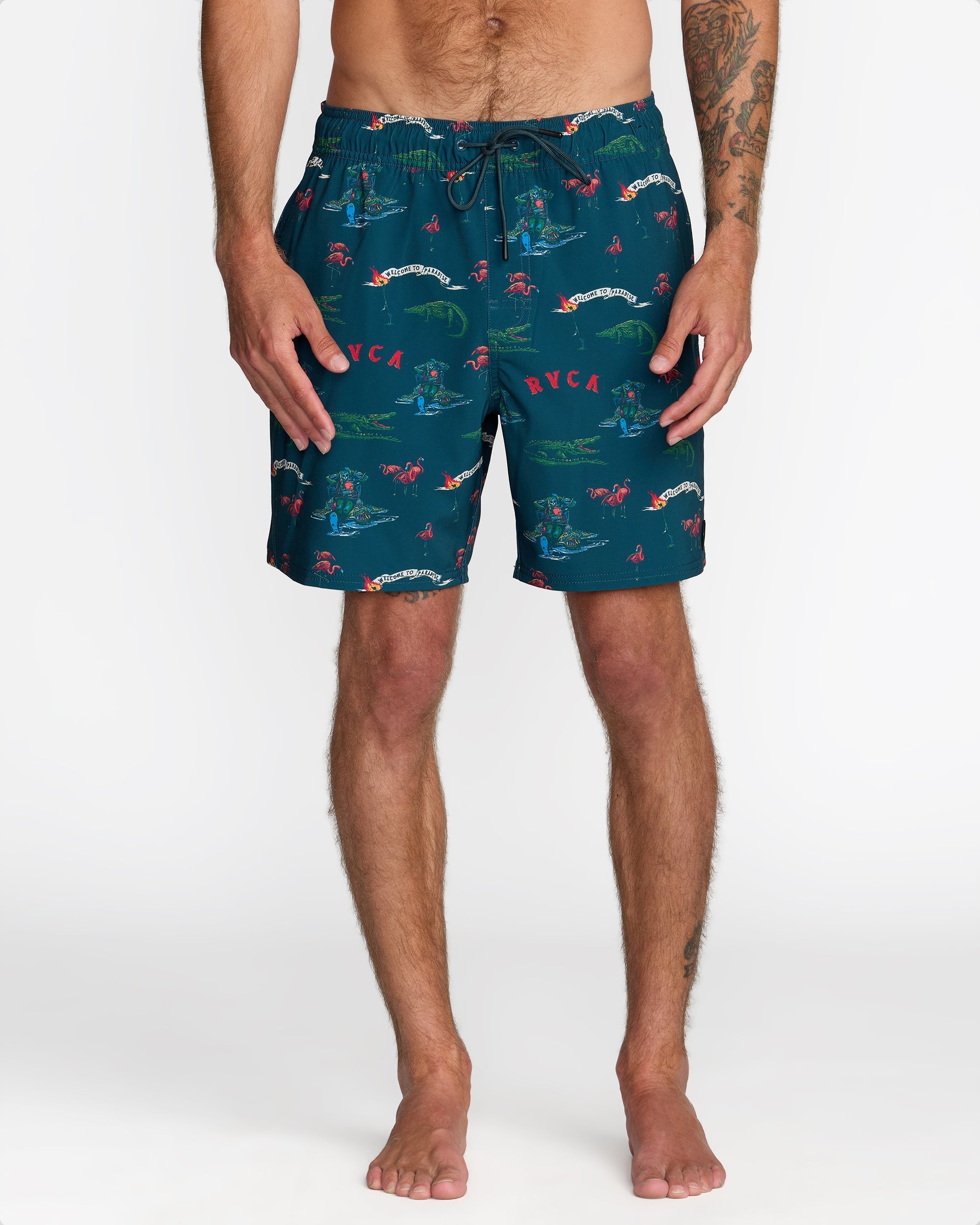 VA Elastic Short Trunk 17" - Multi | RVCA sale