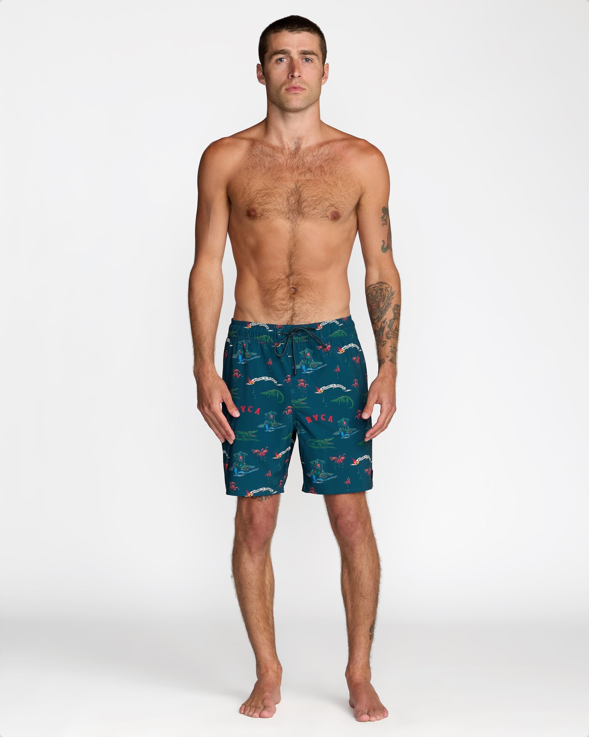 VA Elastic Short Trunk 17" - Multi | RVCA sale
