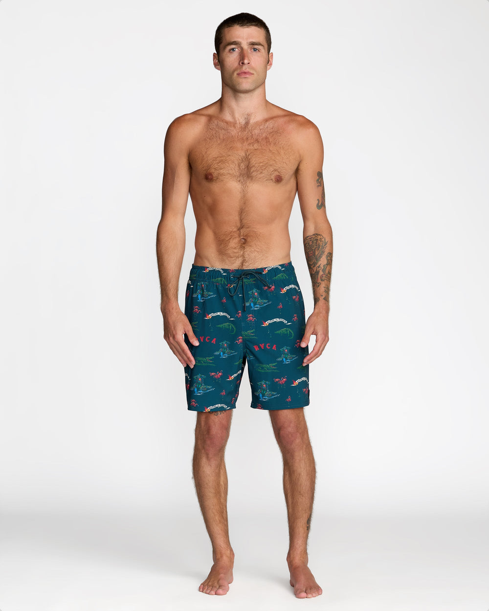 VA Elastic Short Trunk 17" - Multi | RVCA sale