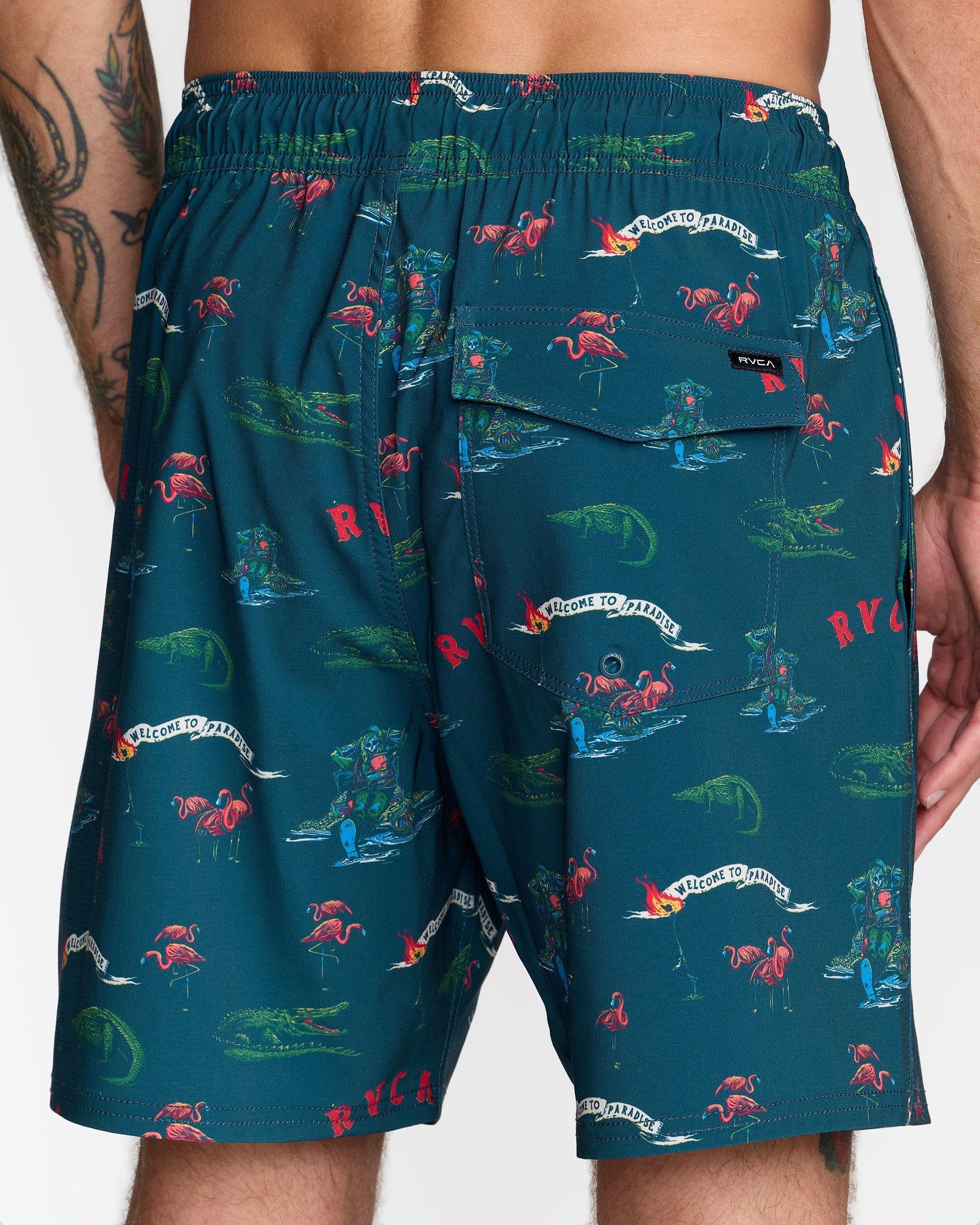 VA Elastic Short Trunk 17" - Multi | RVCA sale