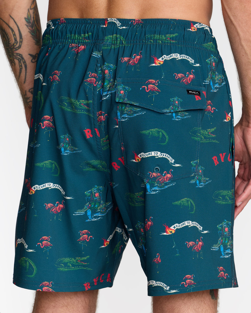 VA Elastic Short Trunk 17" - Multi | RVCA sale