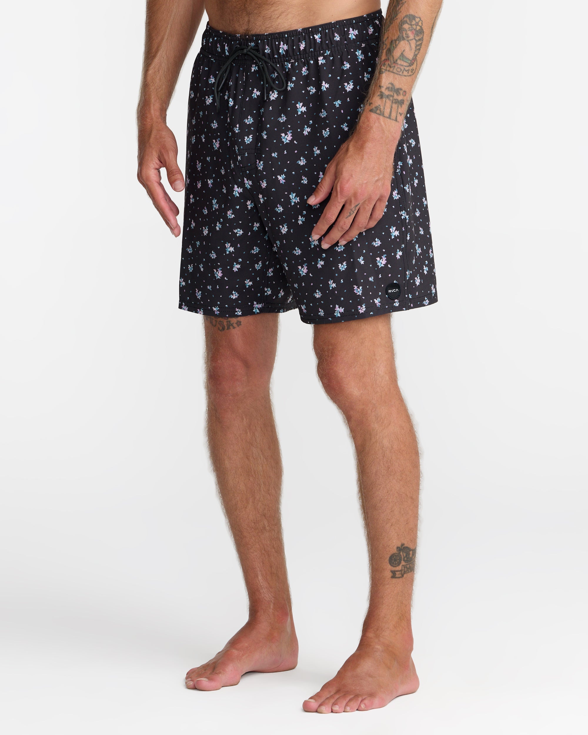 VA Elastic 17" Shorts - Pirate Black | RVCA sale