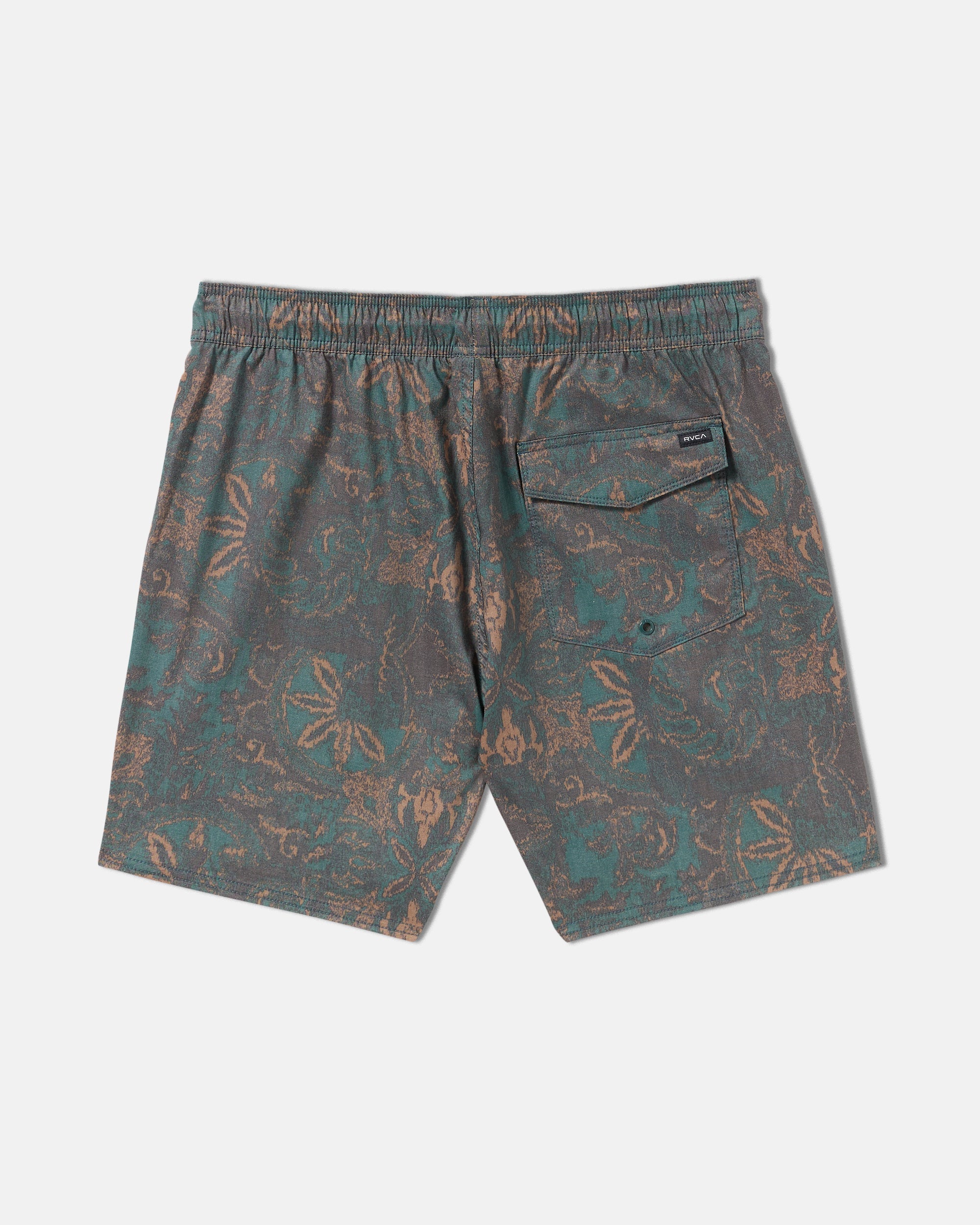 Barnes Elastic Short Trunk 17" - Hunter Green | RVCA discount