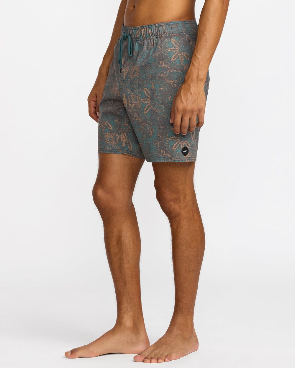 Barnes Elastic Short Trunk 17" - Hunter Green | RVCA discount