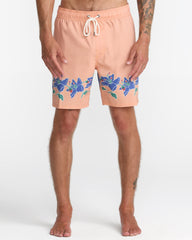 Barnes Elastic 17" Shorts - Peach | RVCA sale