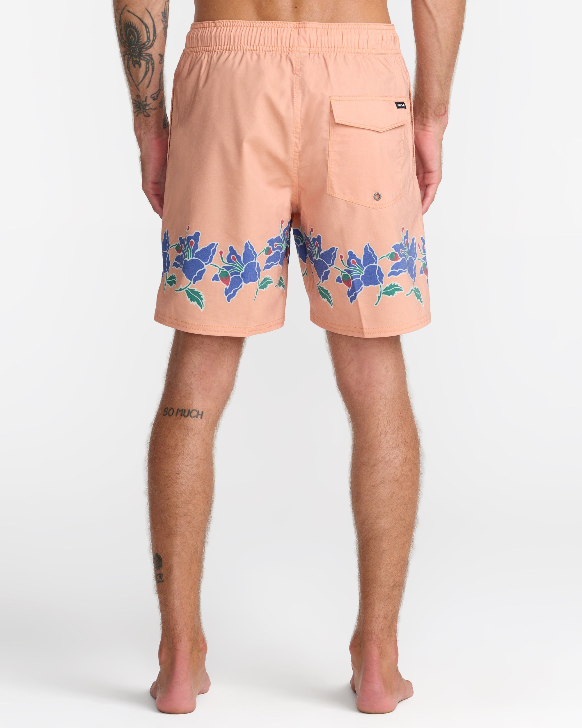 Barnes Elastic 17" Shorts - Peach | RVCA sale