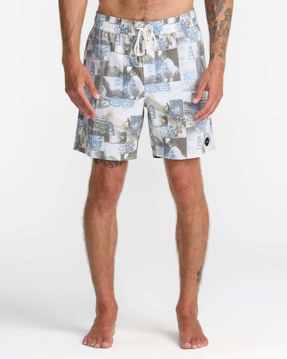 Barnes Elastic 17" Shorts - White | RVCA discount