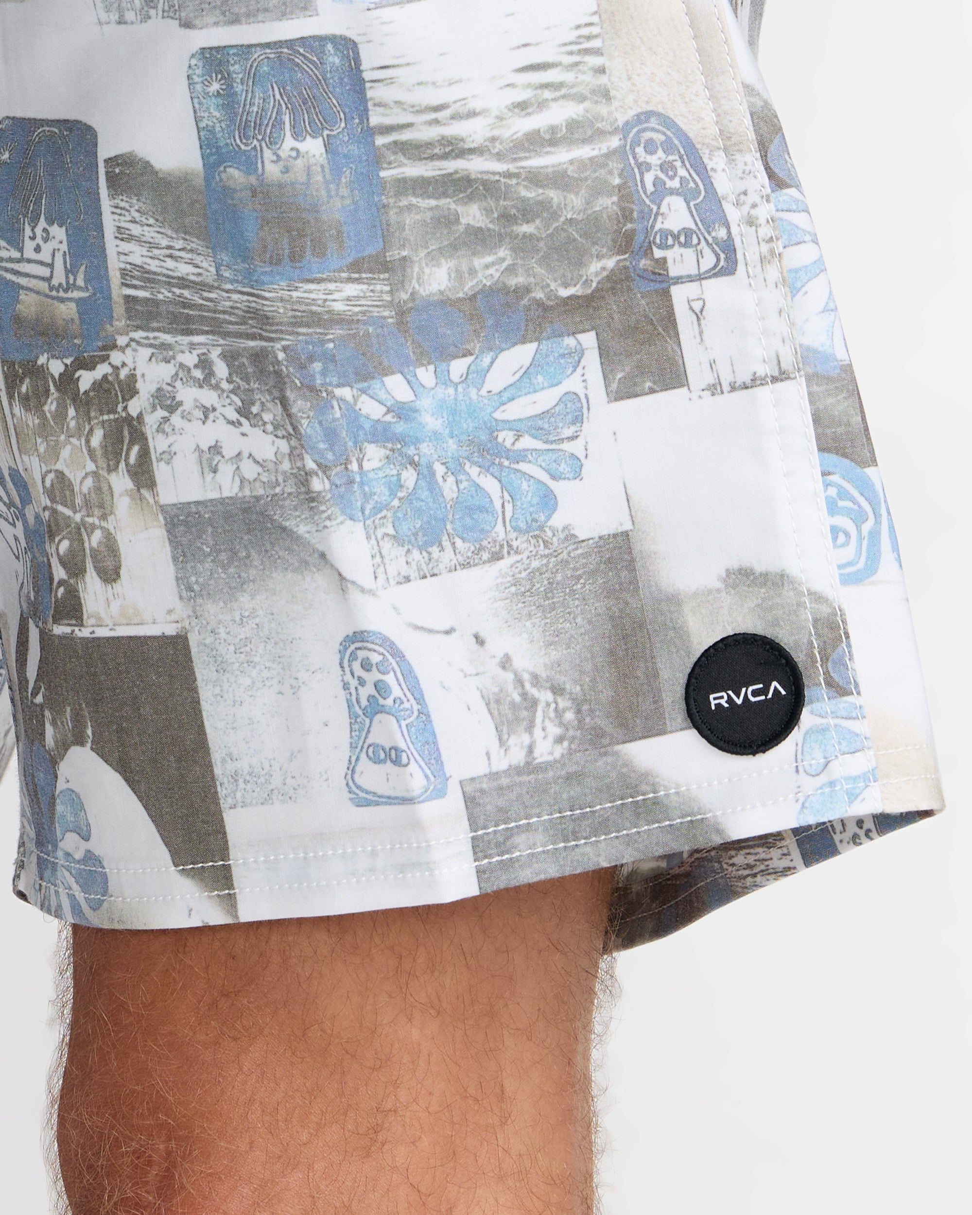 Barnes Elastic 17" Shorts - White | RVCA discount