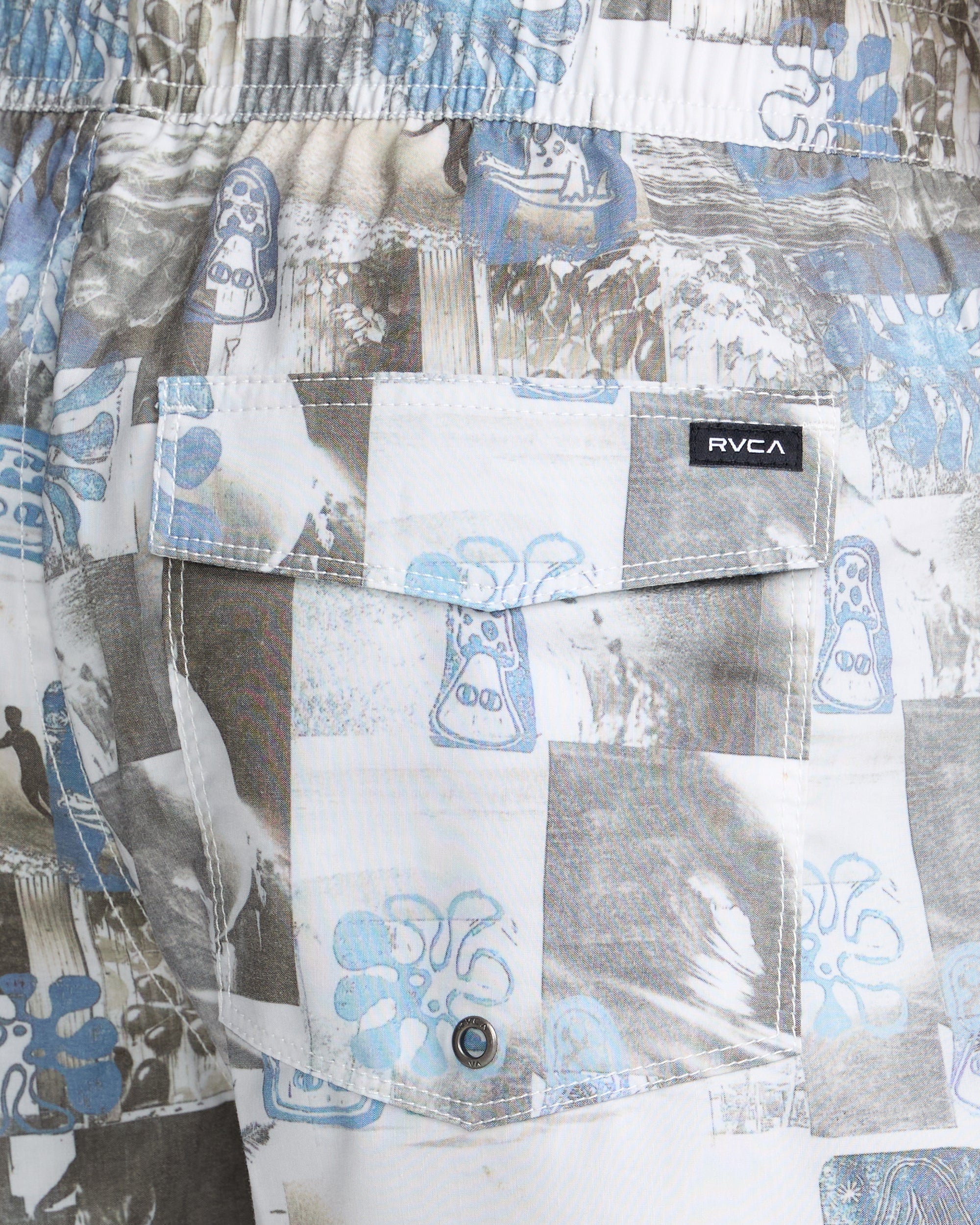 Barnes Elastic 17" Shorts - White | RVCA discount