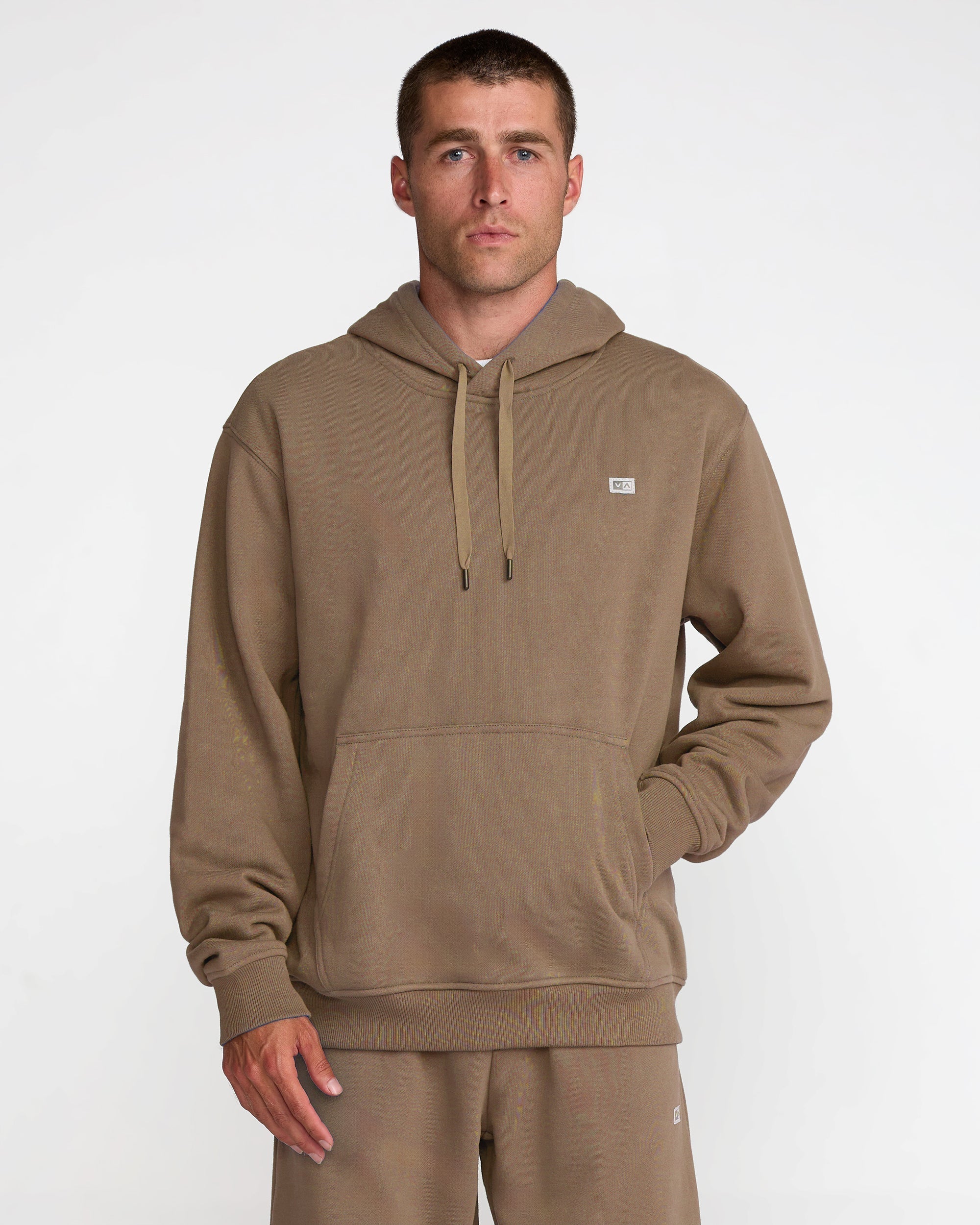 VA Essential Hoodie - Dark Khaki | RVCA US