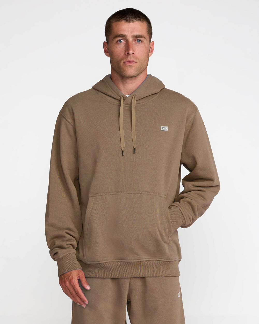 VA Essential Hoodie - Dark Khaki | RVCA US