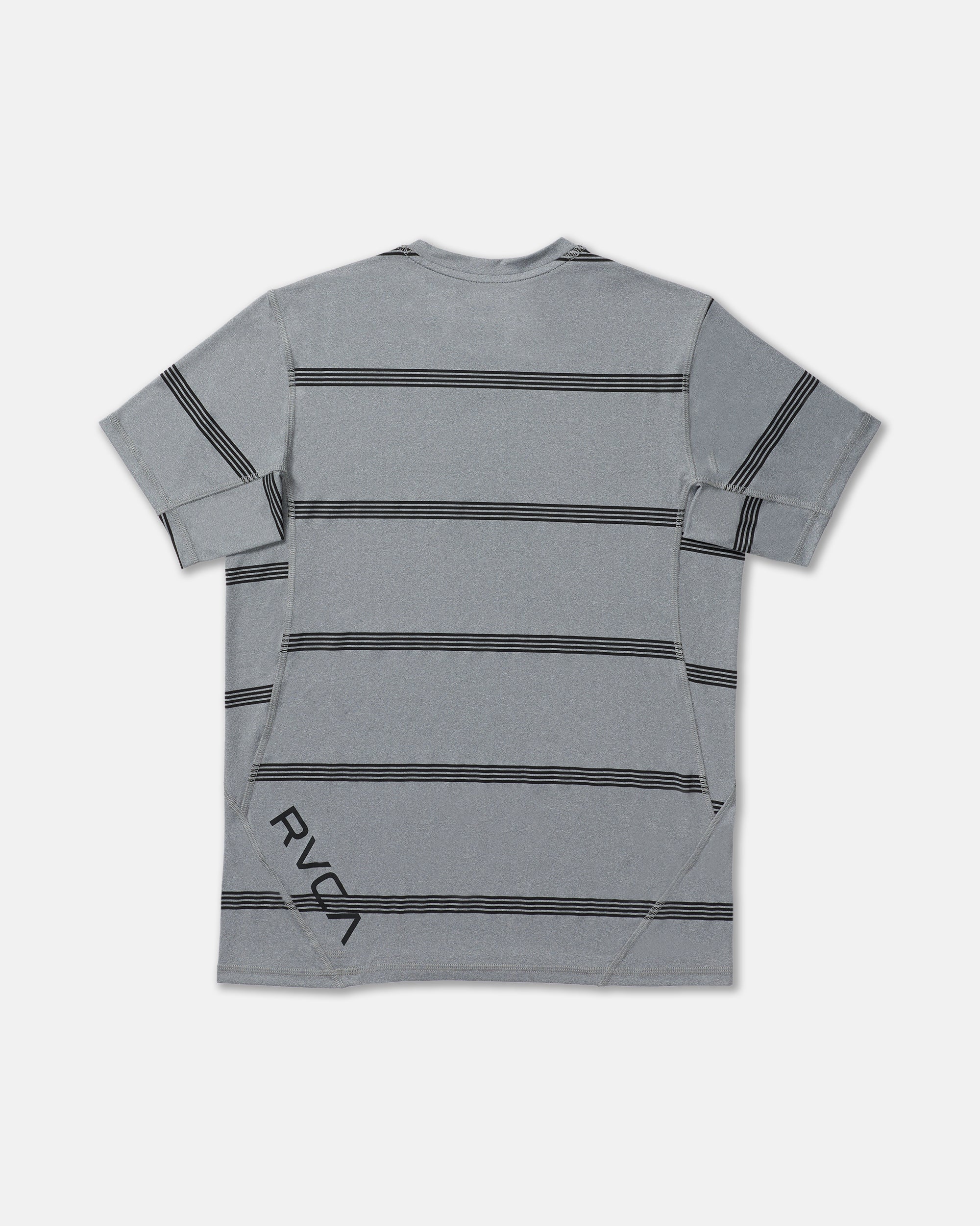 Sport Vent Stripe Short Sleeve Tee - Heather Grey | RVCA sale