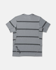 Sport Vent Stripe Short Sleeve Tee - Heather Grey | RVCA sale