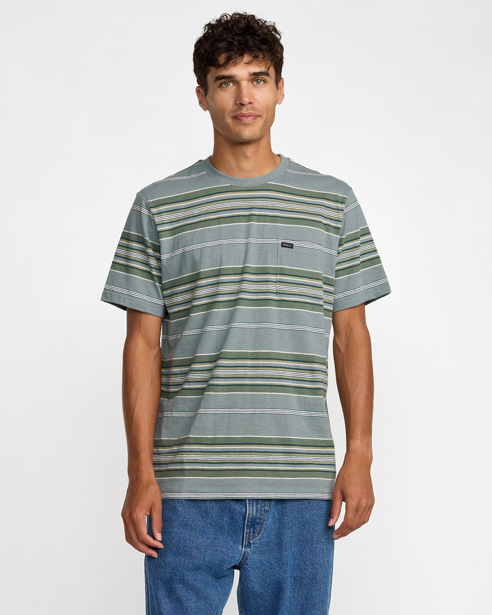 Magnolia Crew Short Sleeve Tee - Lead | RVCA online