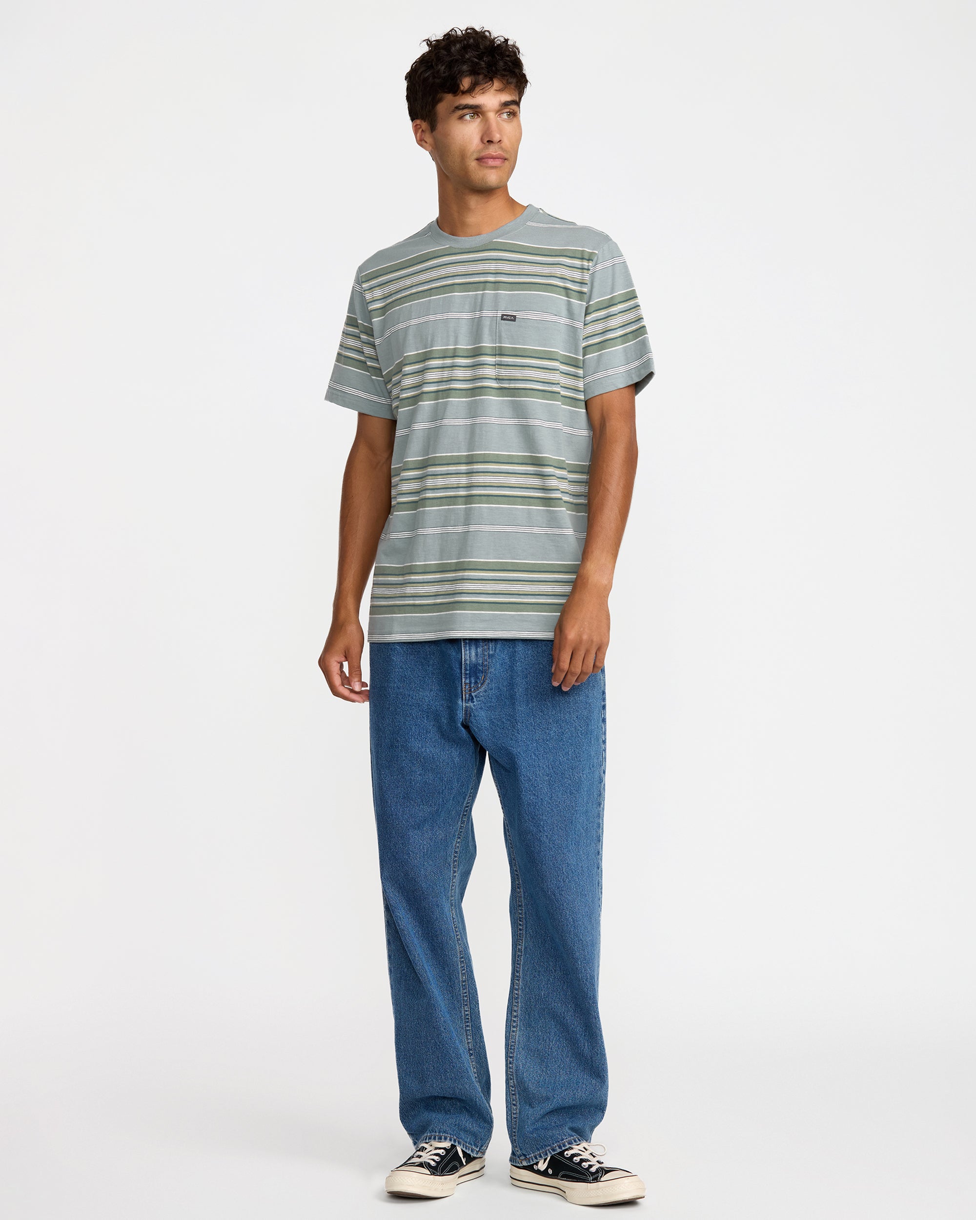 Magnolia Crew Short Sleeve Tee - Lead | RVCA online