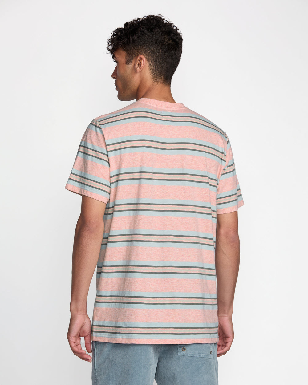 Magnolia Crew Short Sleeve Tee - Peach | RVCA for sale