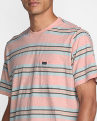 Magnolia Crew Short Sleeve Tee - Peach | RVCA for sale