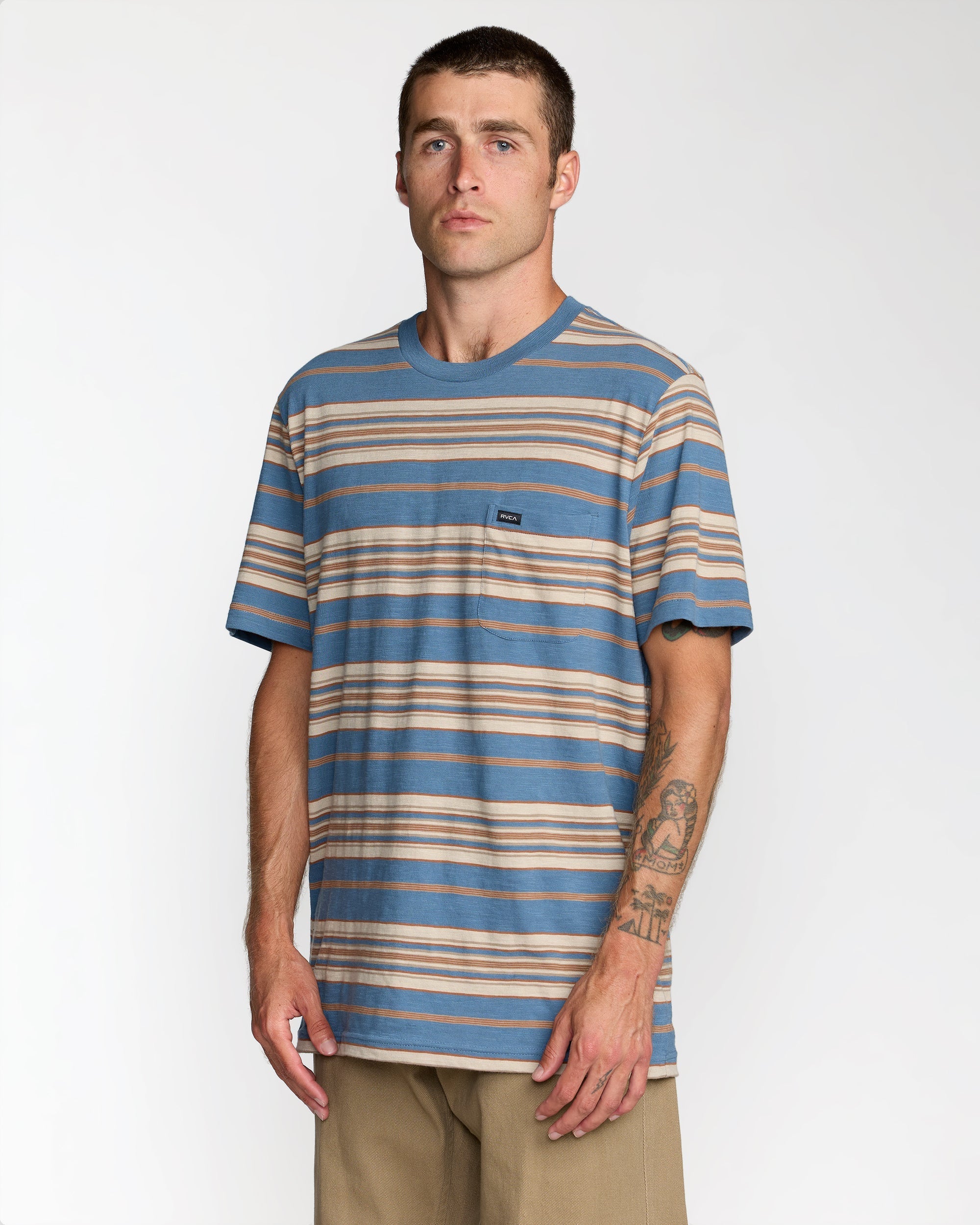 Magnolia Crew Short Sleeve Tee - Vintage Navy | RVCA near me