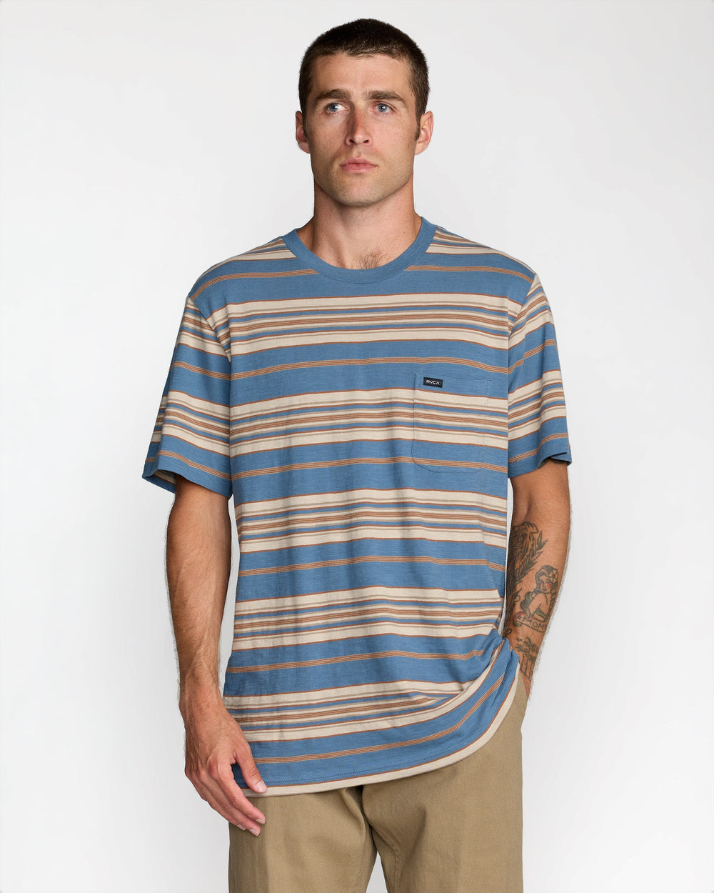 Magnolia Crew Short Sleeve Tee - Vintage Navy | RVCA near me
