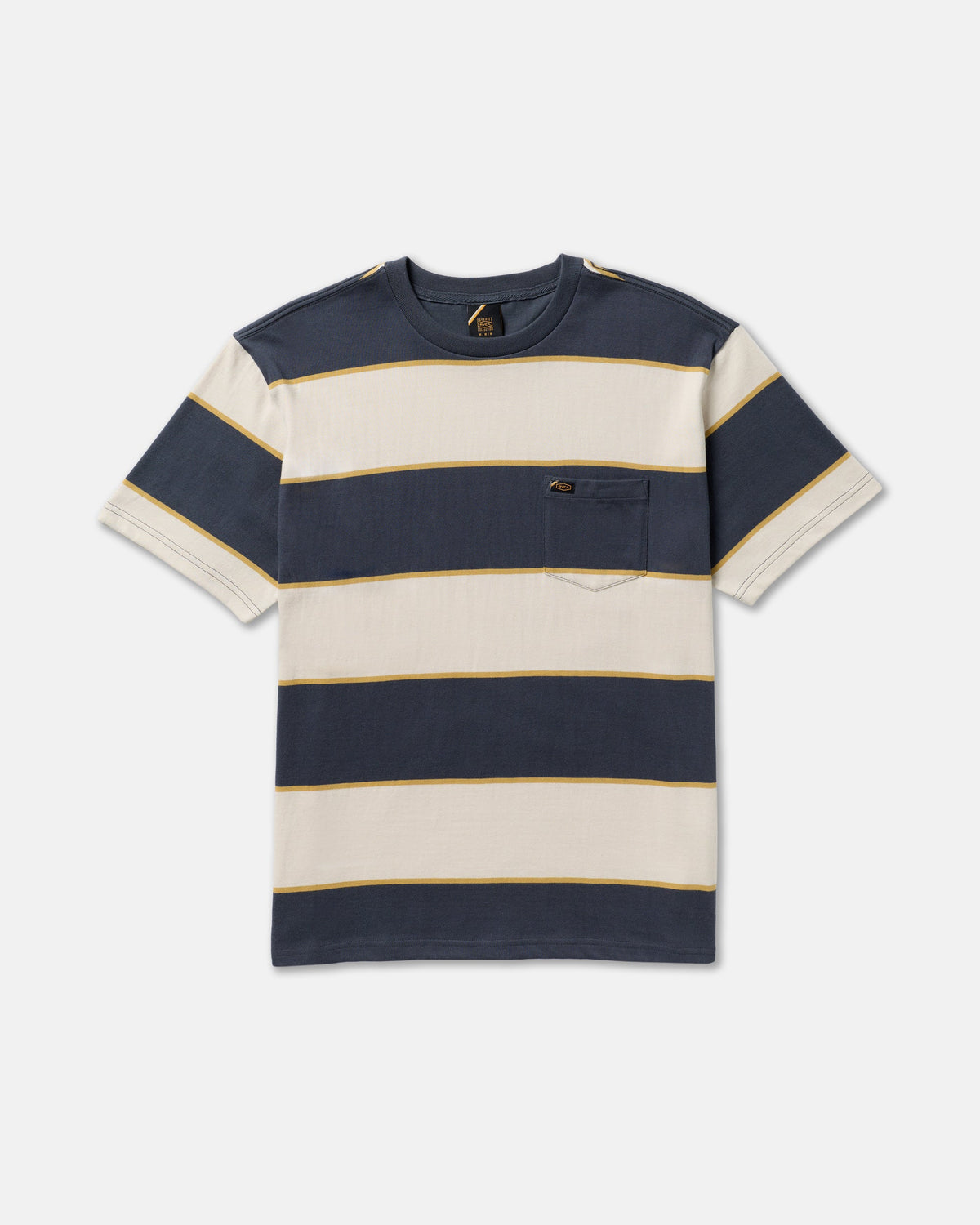 Dayshift Stripe Short Sleeve Tee - Light Khaki | RVCA discount