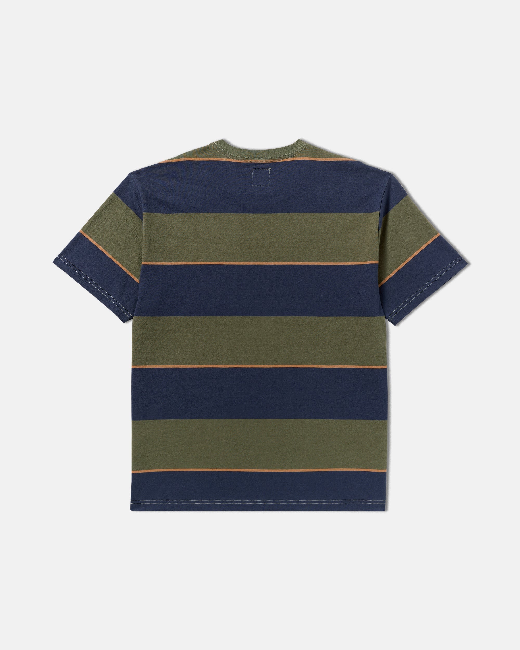 Dayshift Stripe Short Sleeve Tee - Moody Blue | RVCA on sale