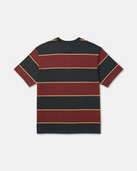 Dayshift Stripe Short Sleeve Tee - Pirate Black | RVCA discount