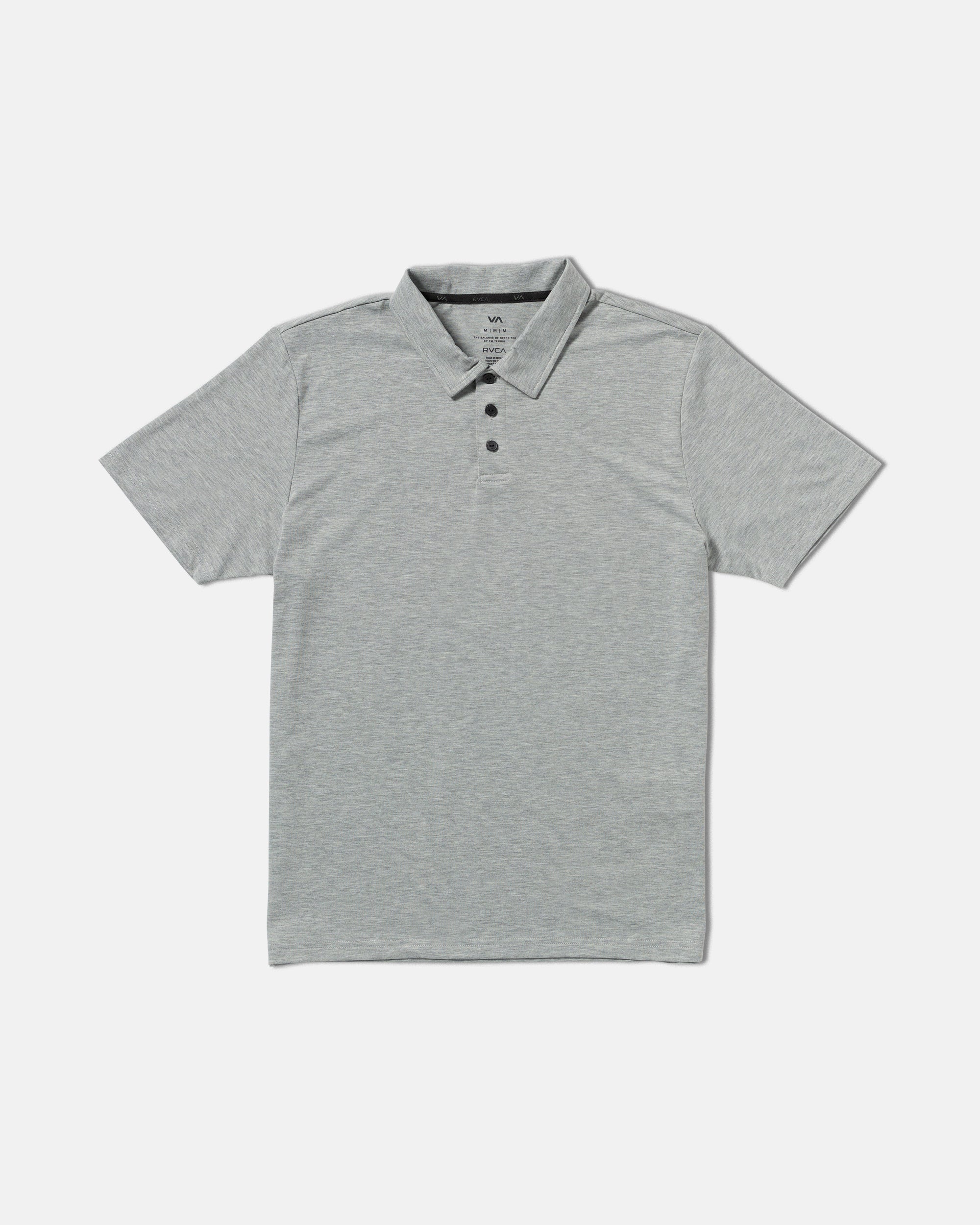 Balance Polo - Heather Grey | RVCA for sale