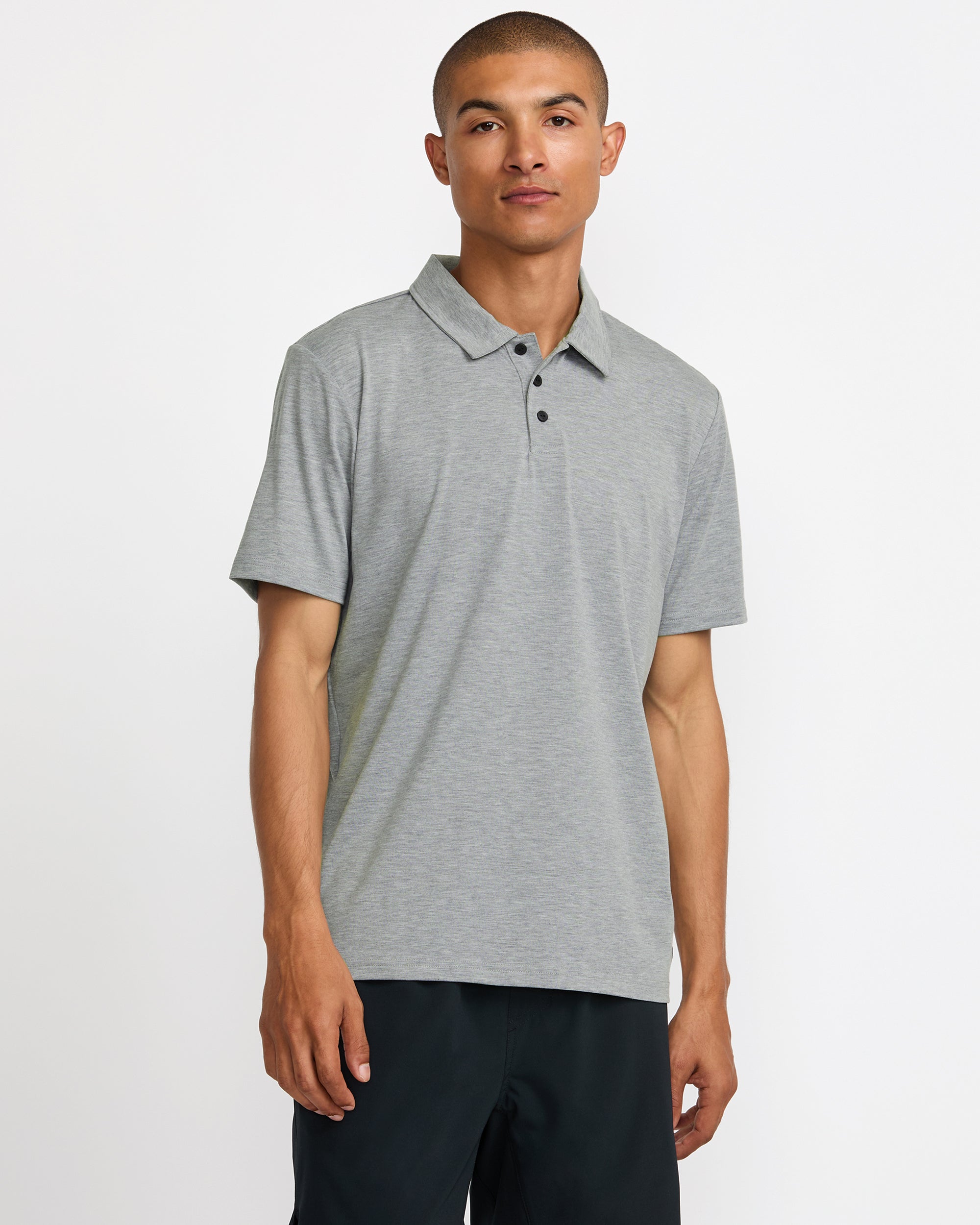 Balance Polo - Heather Grey | RVCA for sale