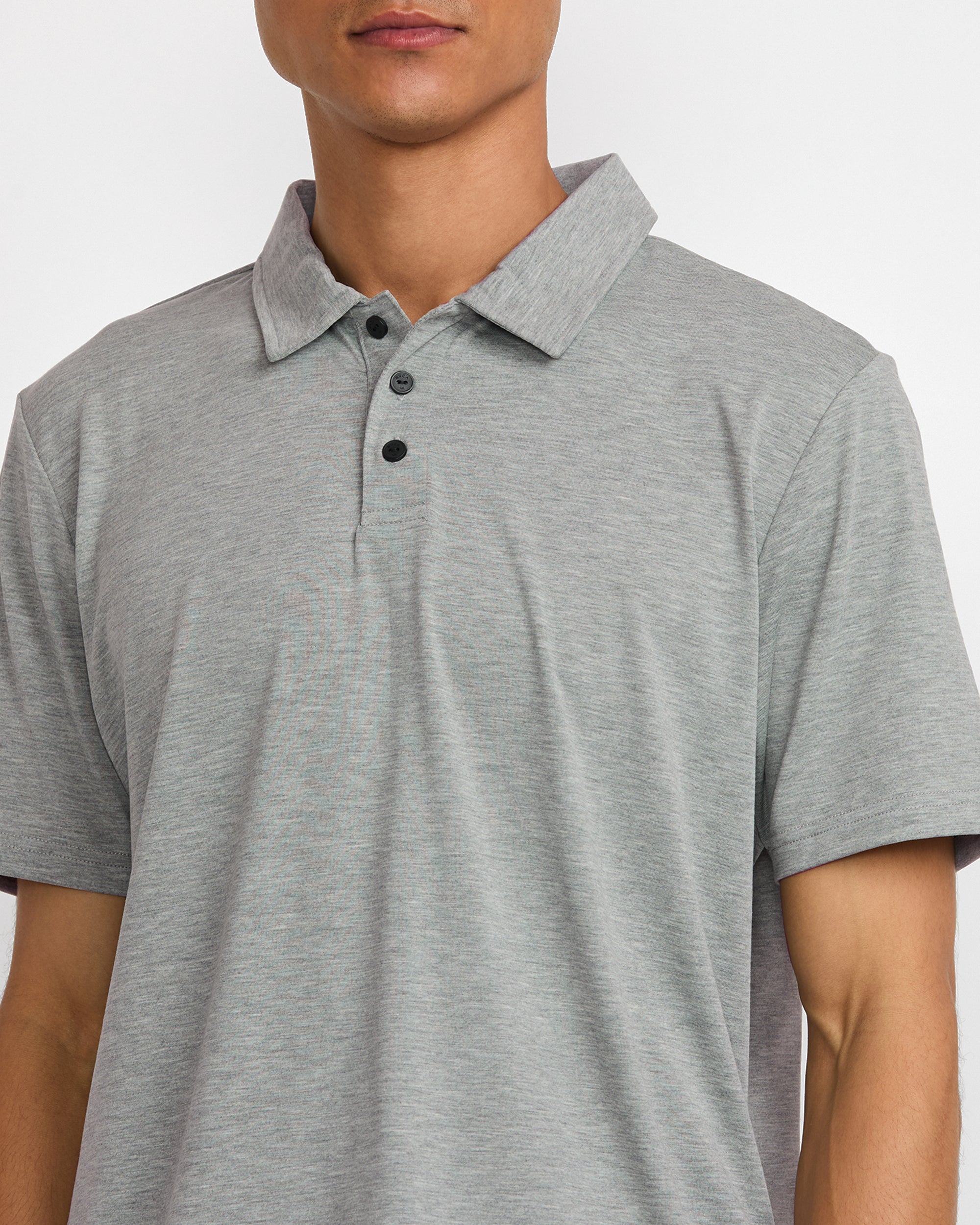 Balance Polo - Heather Grey | RVCA for sale