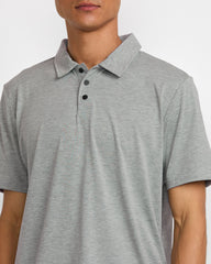 Balance Polo - Heather Grey | RVCA for sale