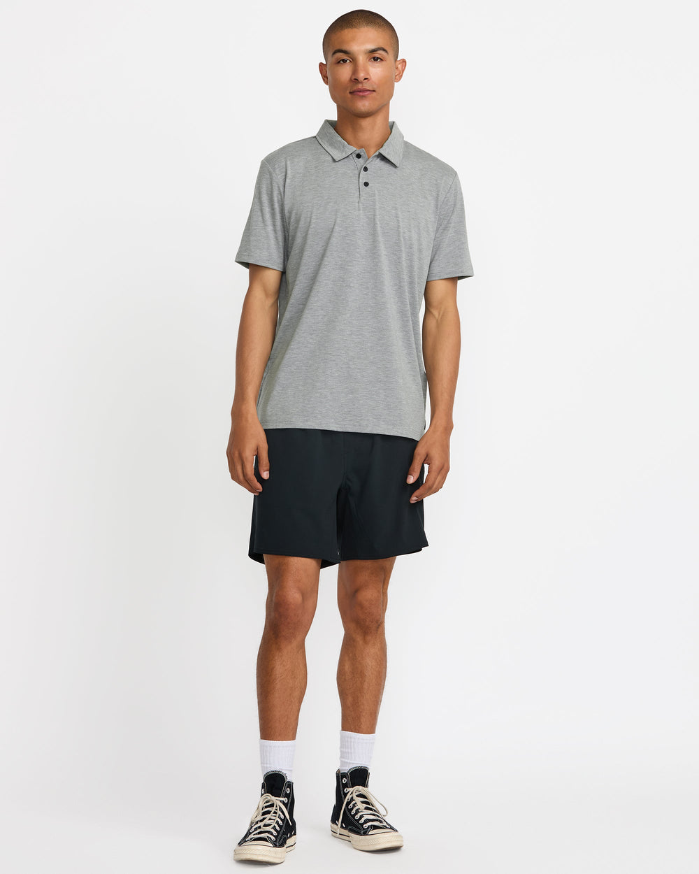 Balance Polo - Heather Grey | RVCA for sale