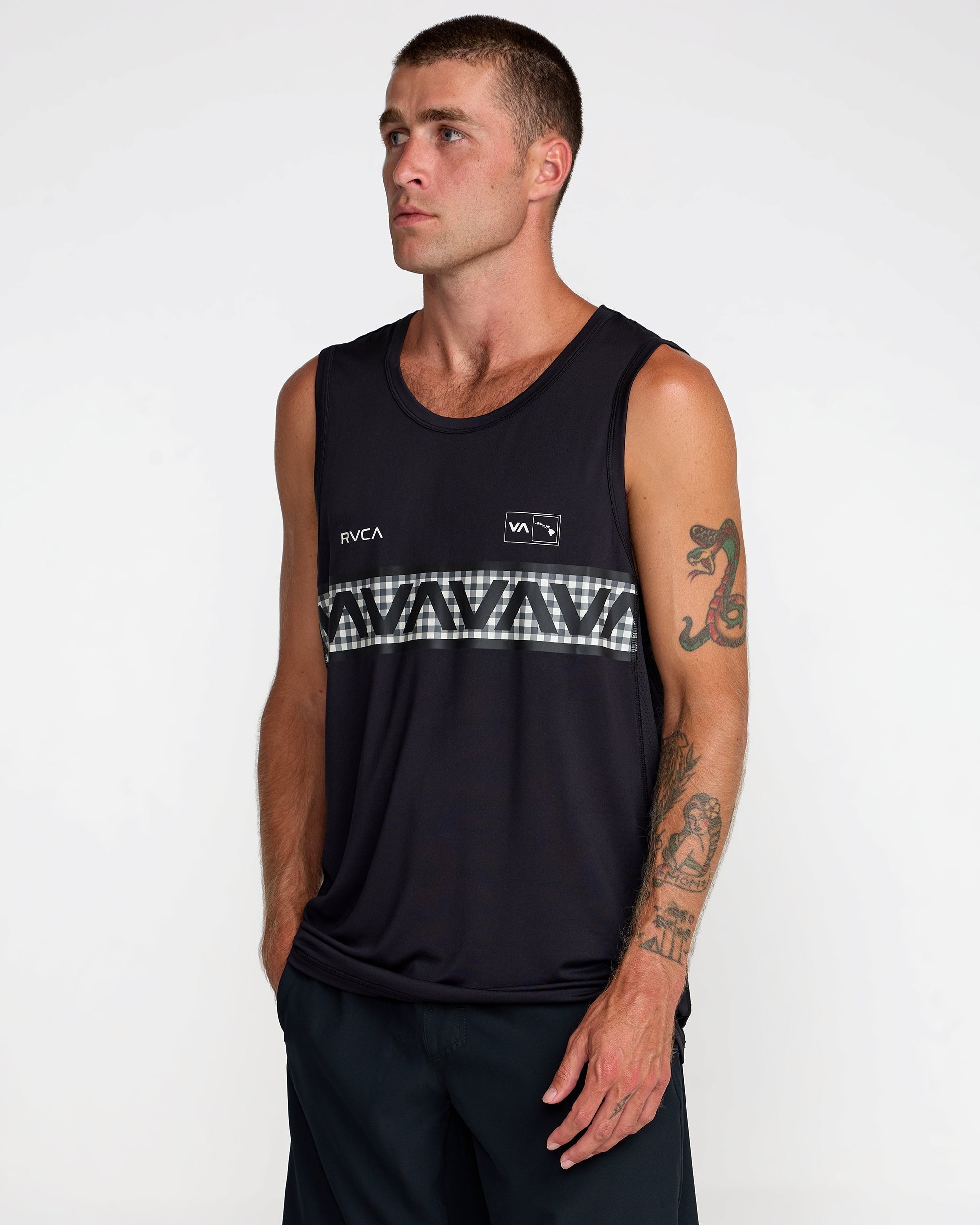 Hawaii Sport Vent SL - Black White | RVCA for sale