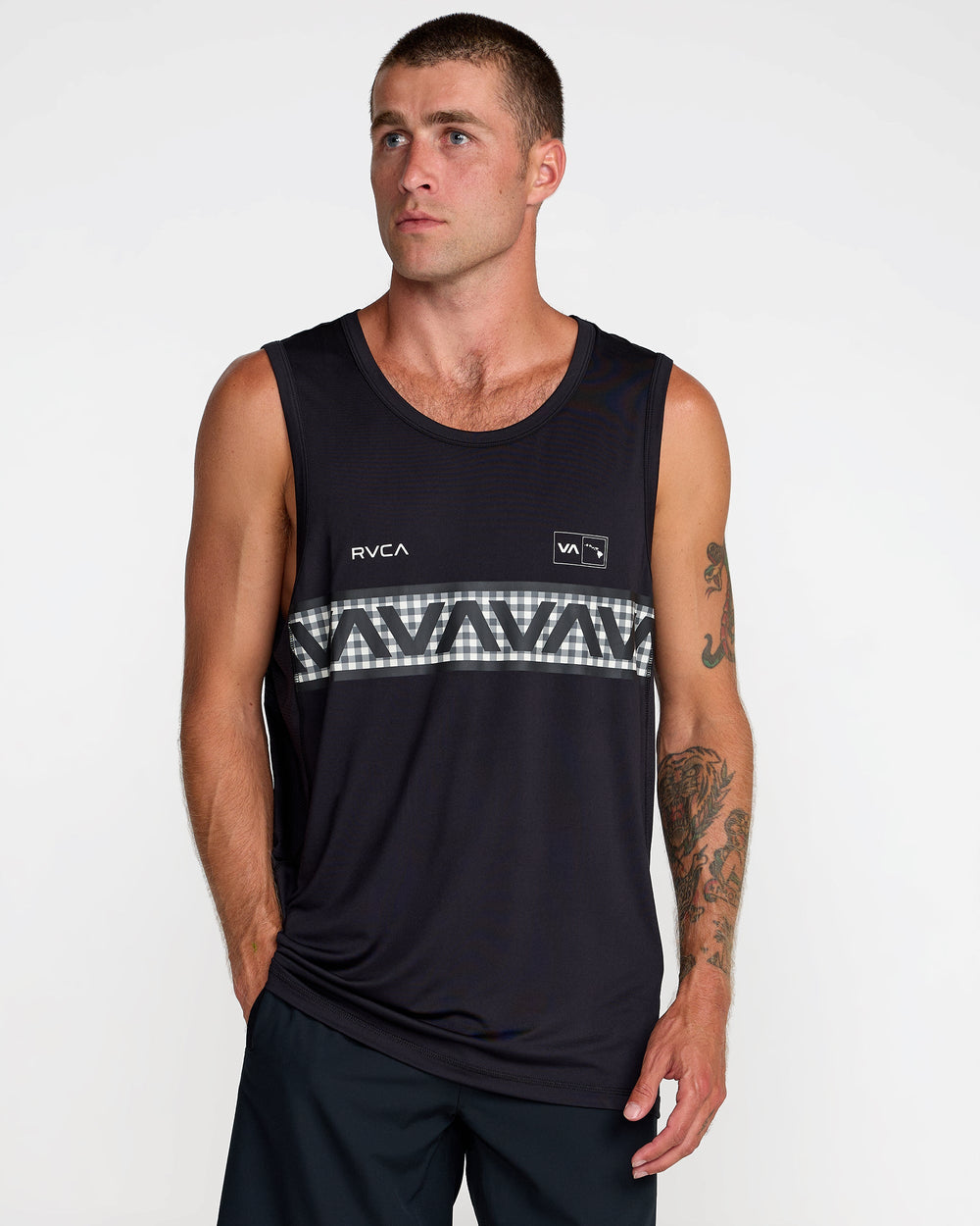 Hawaii Sport Vent SL - Black White | RVCA for sale