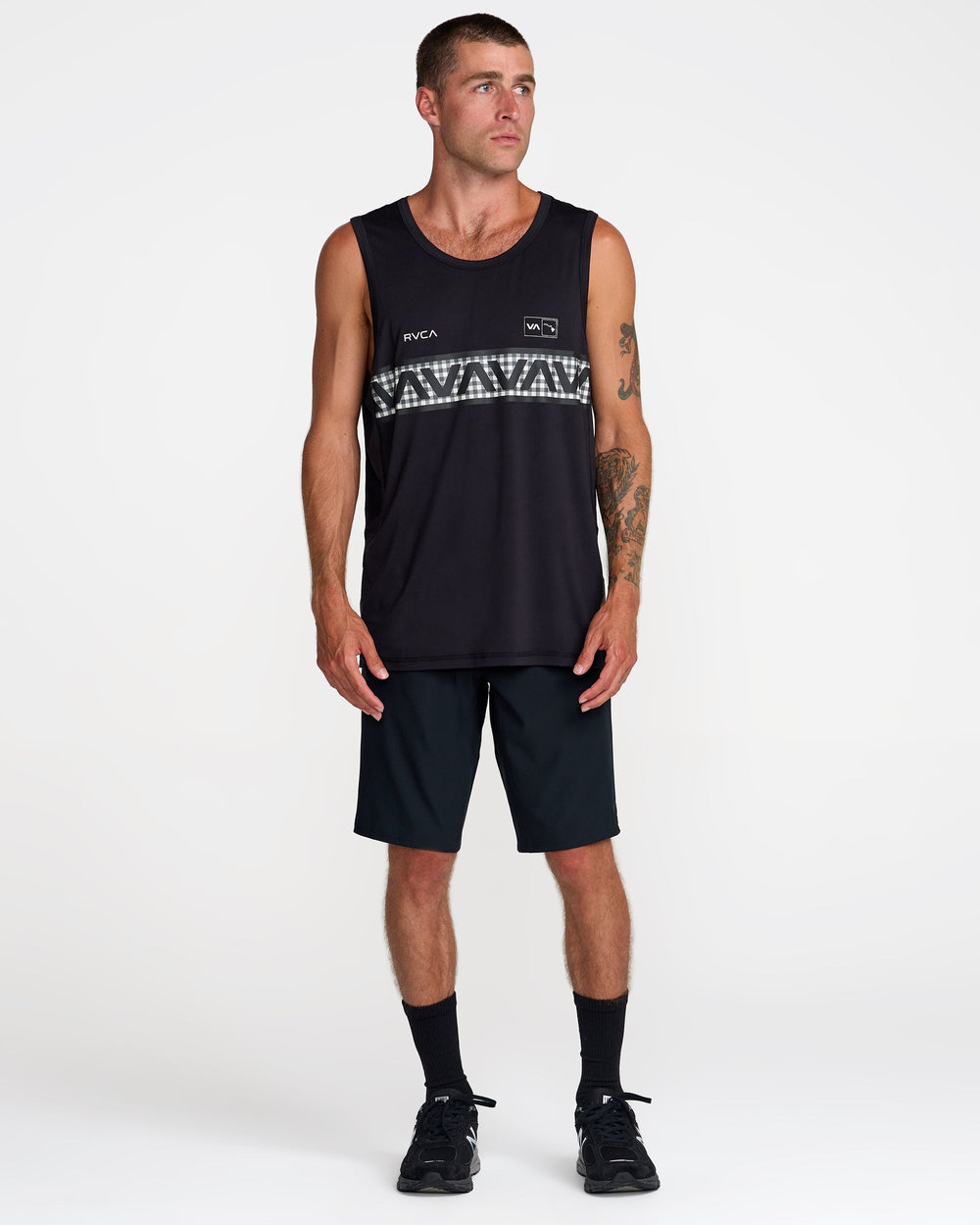 Hawaii Sport Vent SL - Black White | RVCA for sale