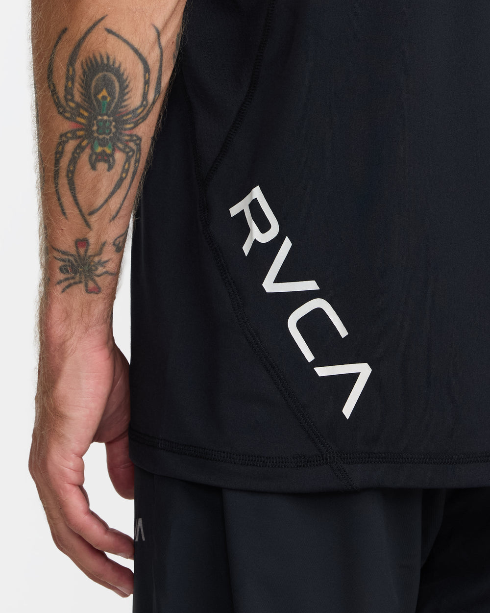 Hawaii Sport Vent Short Sleeve Tee - Black White | RVCA sale