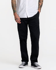 Weekend Stretch Pant - Black | RVCA on sale