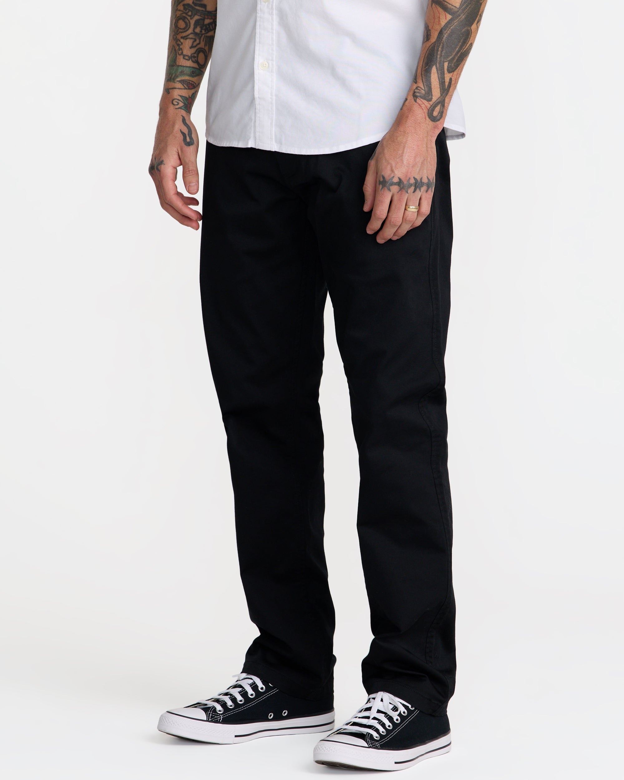 Weekend Stretch Pant - Black | RVCA on sale