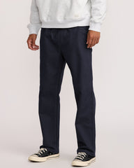 Americana Carpenter Elastic Pant - Navy Marine | RVCA online