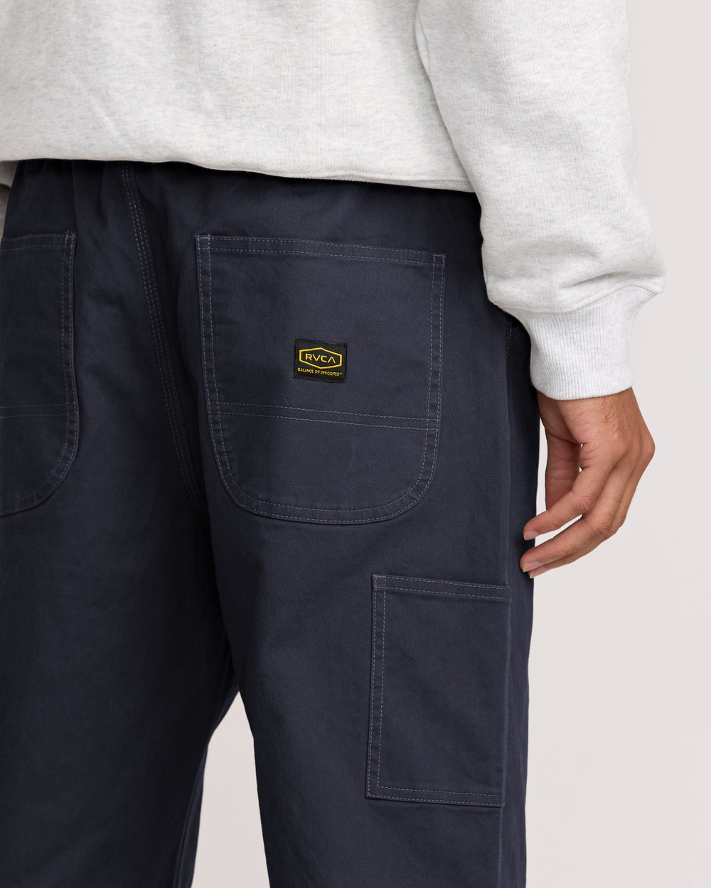 Americana Carpenter Elastic Pant - Navy Marine | RVCA online
