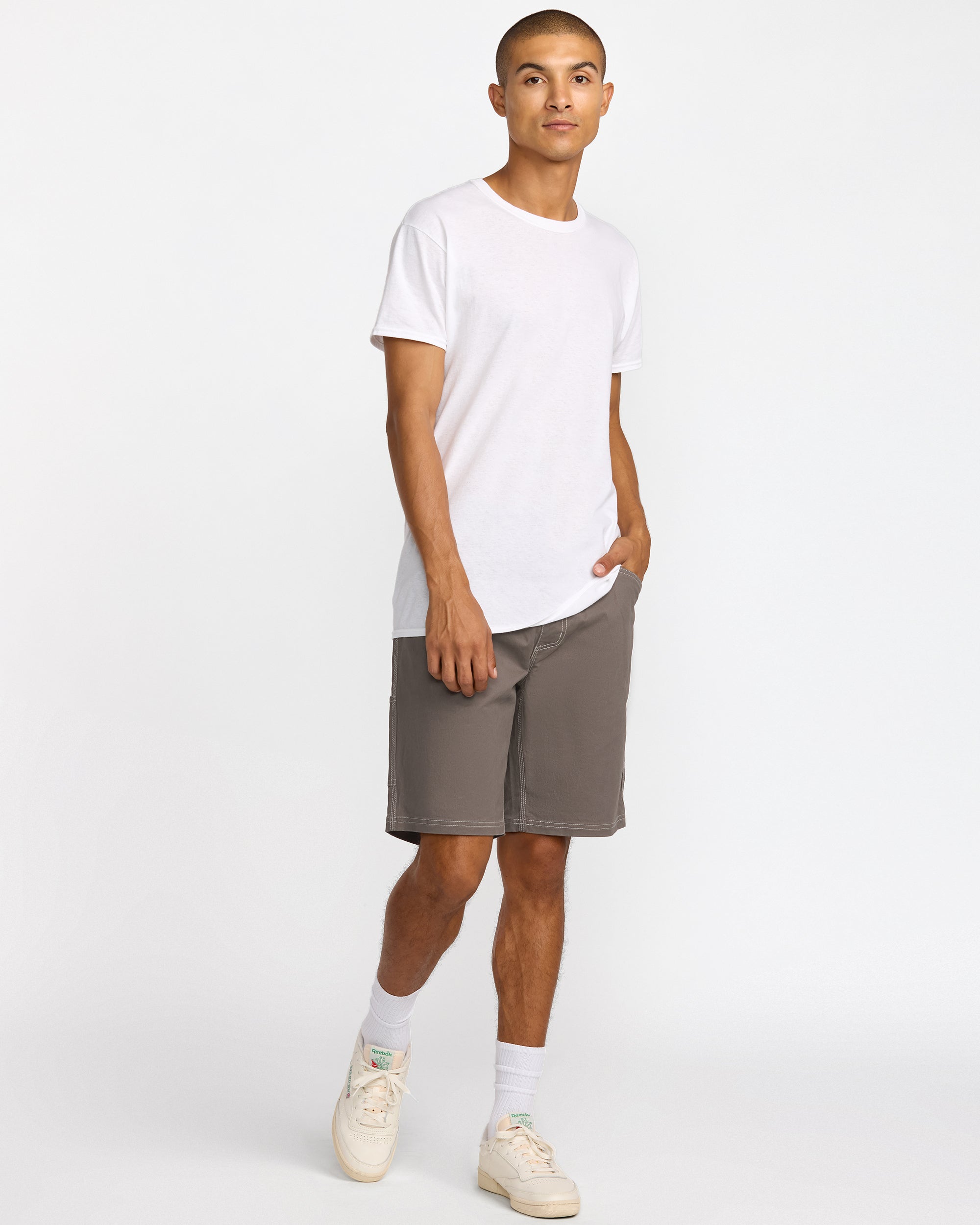 Americana Carpenter Short 20" - Mushroom | RVCA online