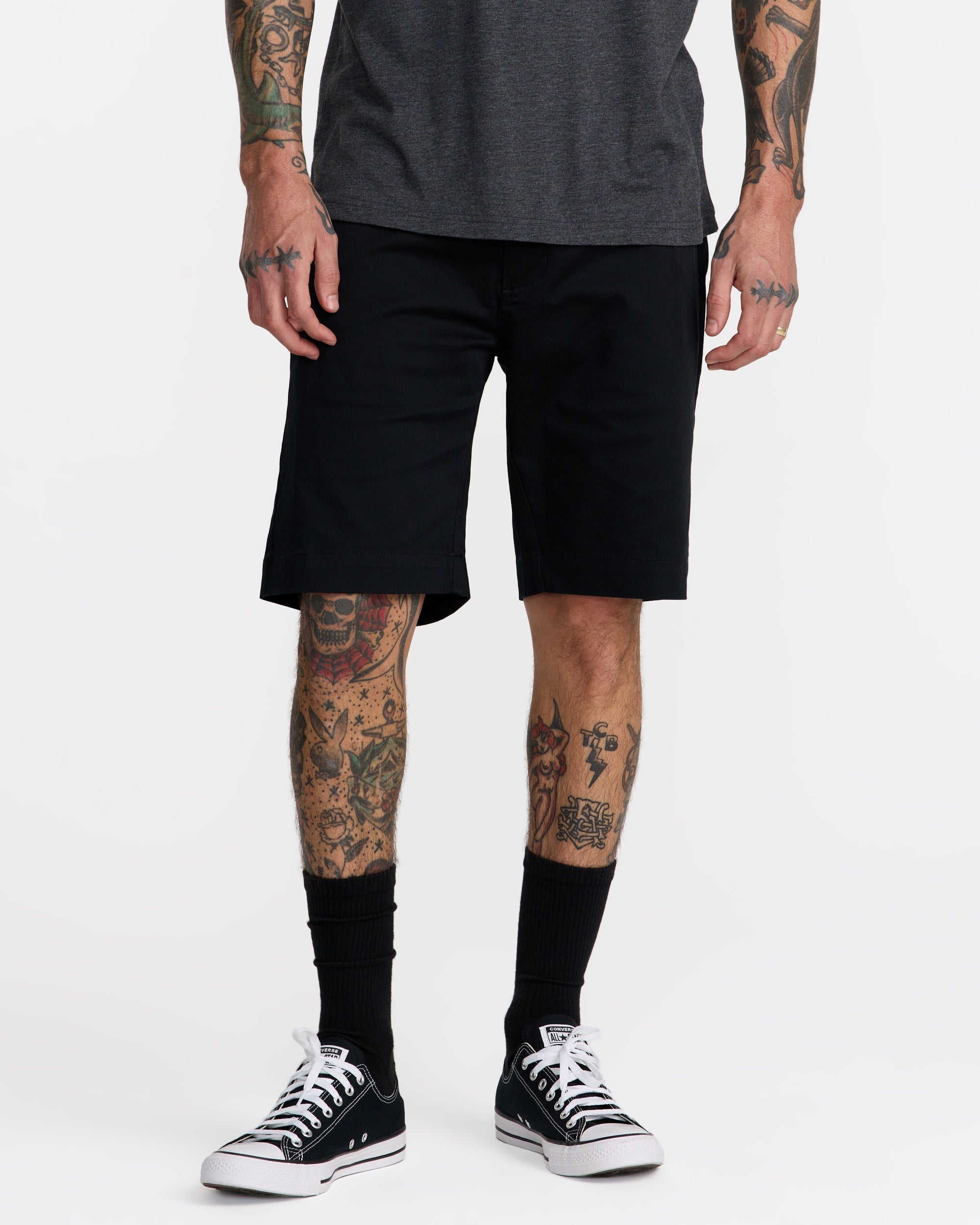 Weekend Stretch Short 20" - Black | RVCA US