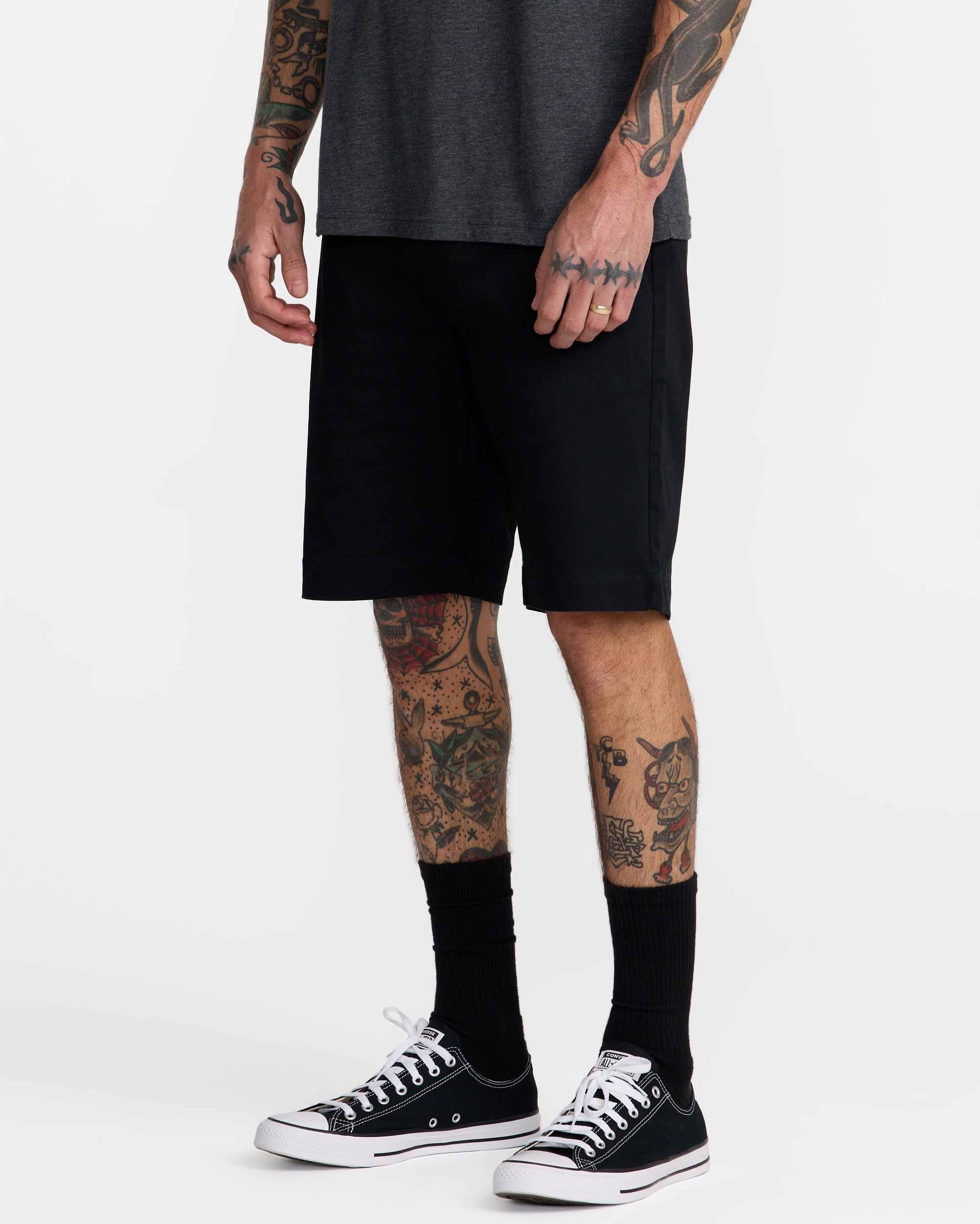 Weekend Stretch Short 20" - Black | RVCA US