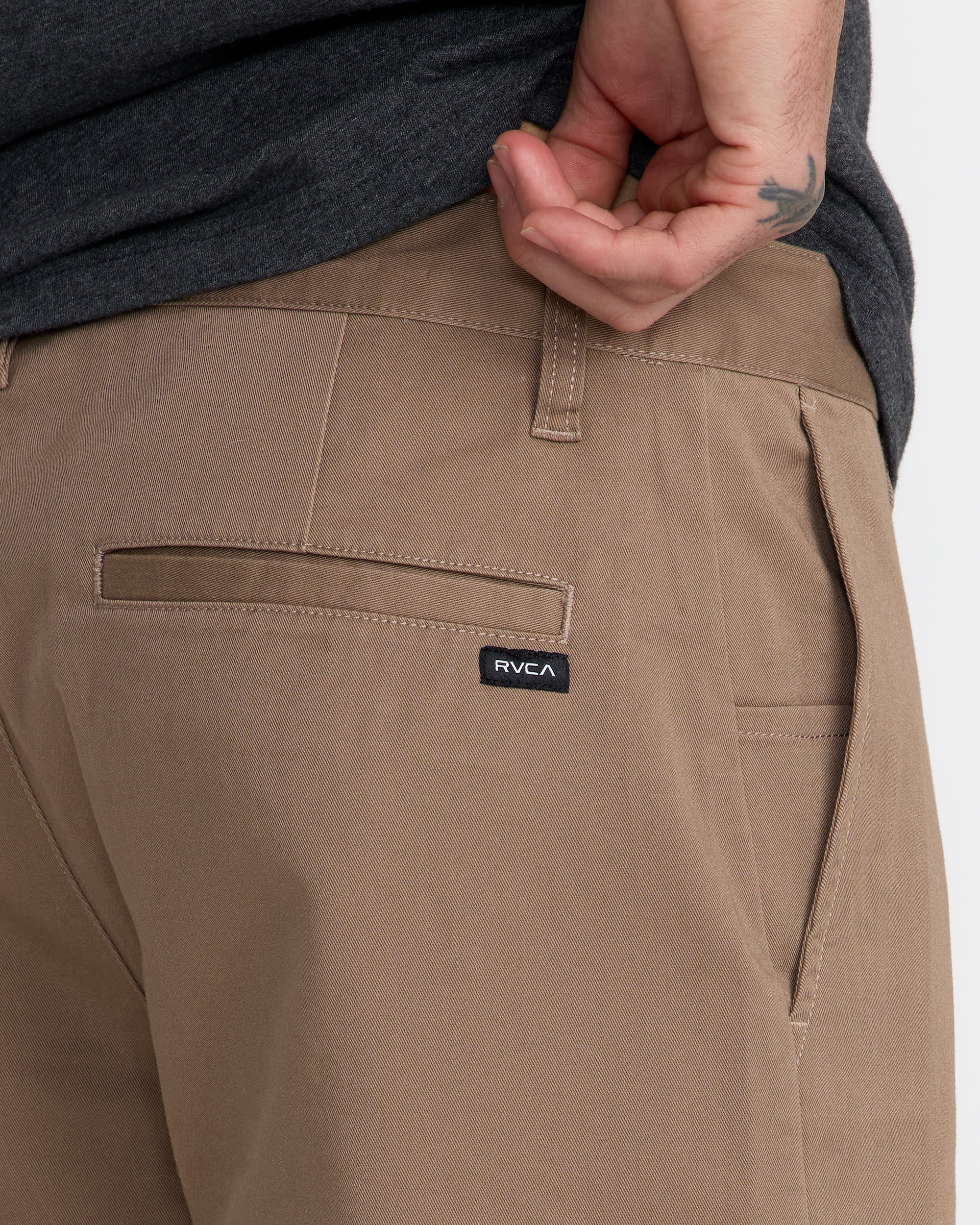 Weekend Stretch Short 20" - Dark Khaki | RVCA near me