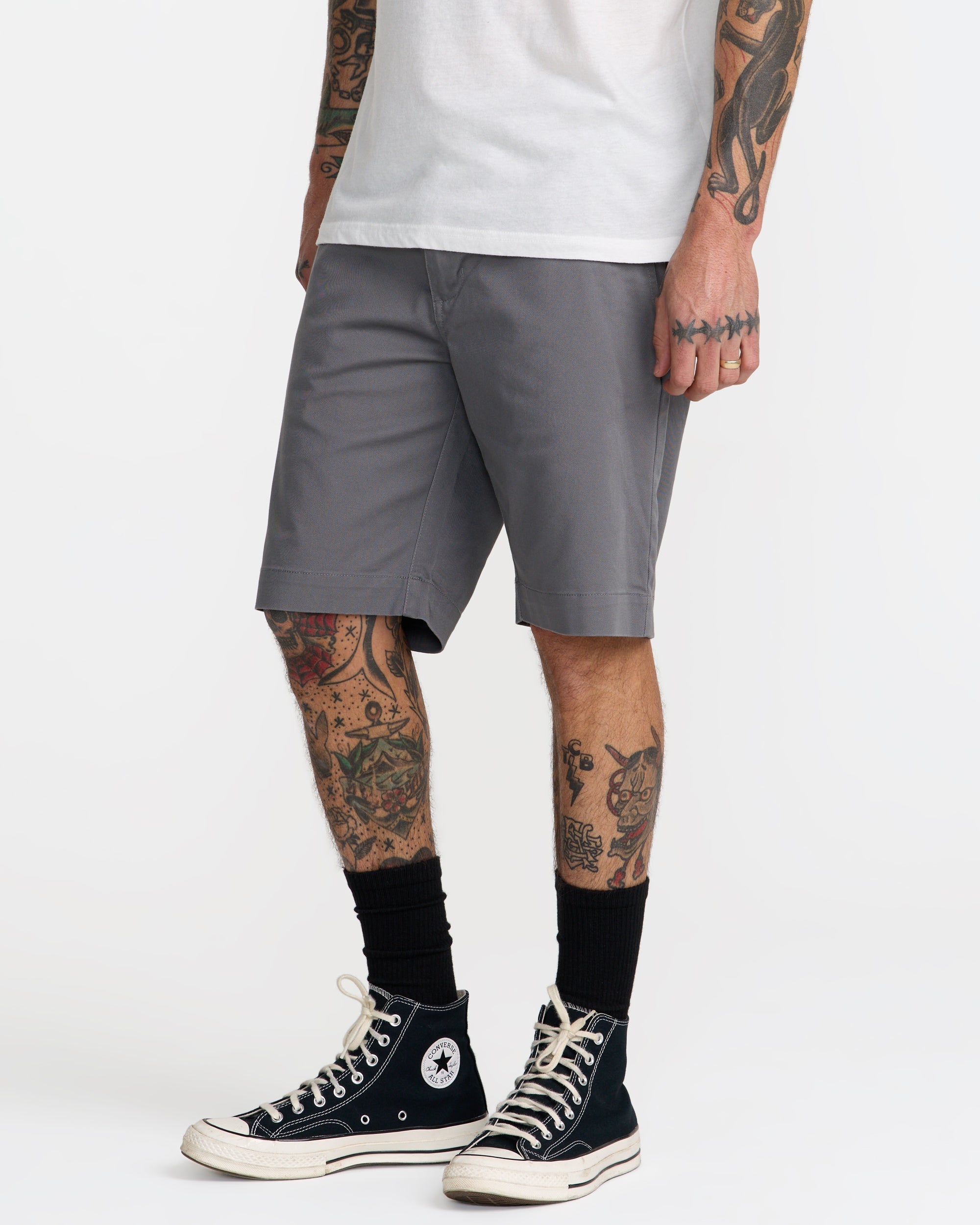 Weekend Stretch Short 20" - Smoke | RVCA for sale
