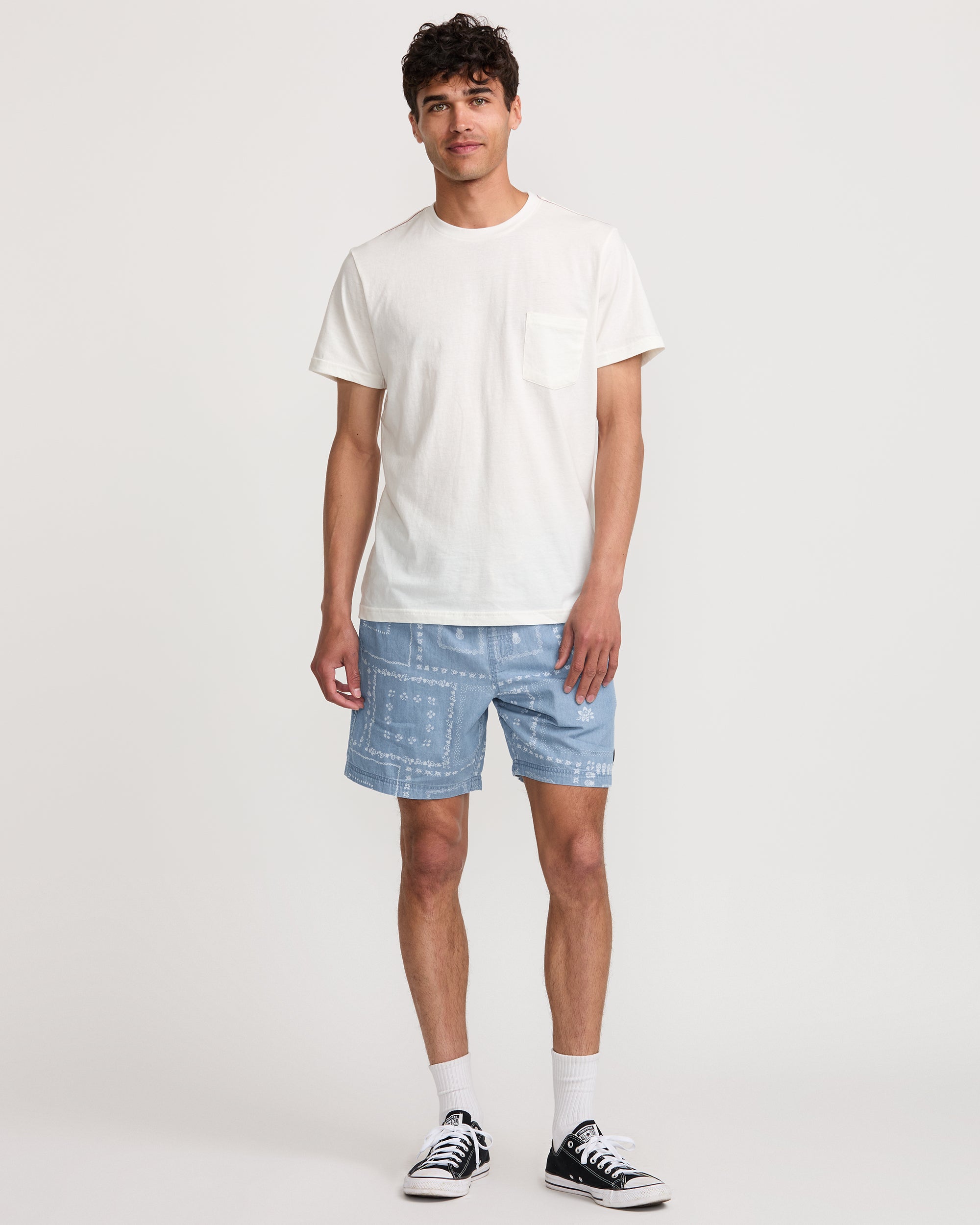 Escape Elastic Chambray 17" - Blue | RVCA on sale