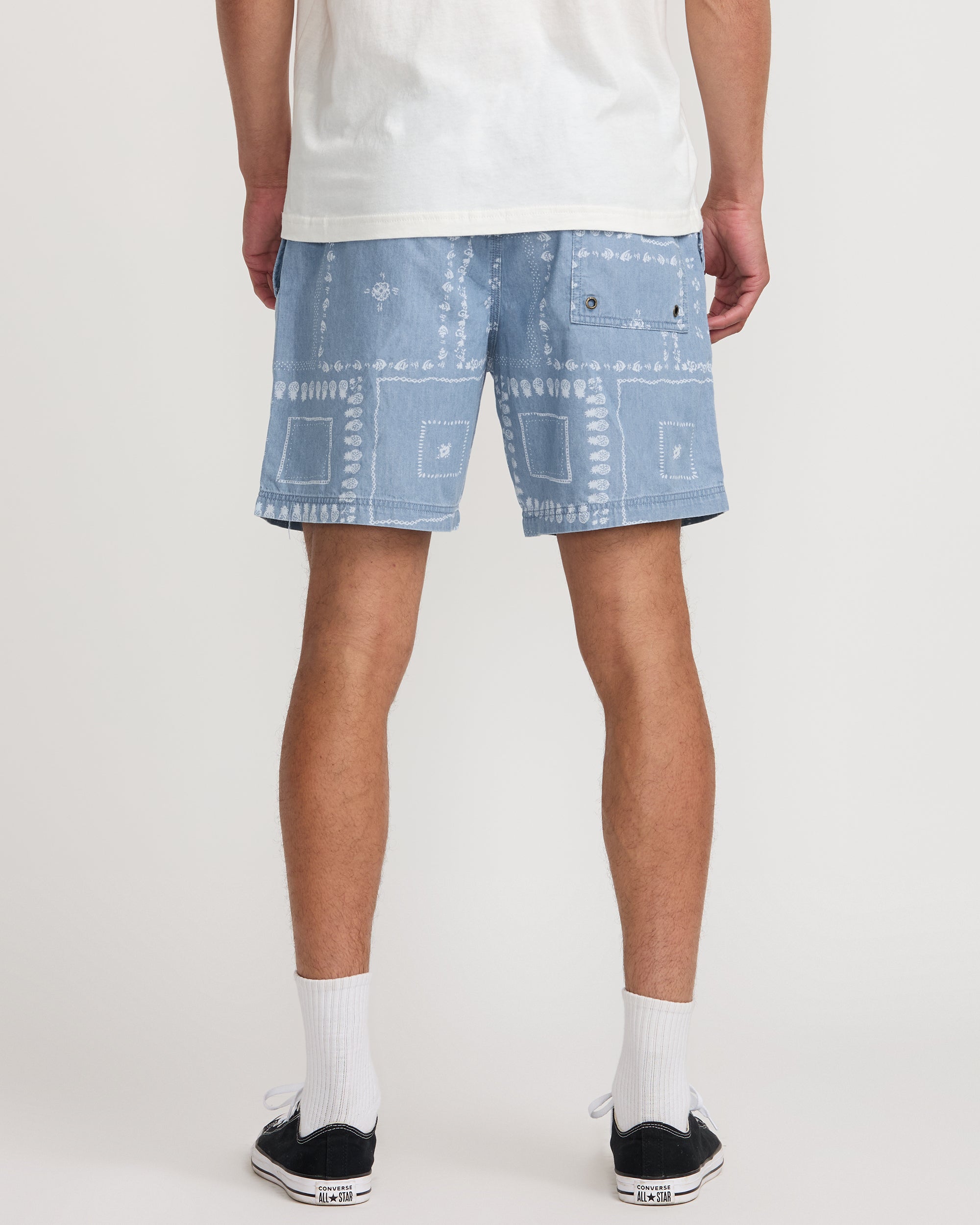 Escape Elastic Chambray 17" - Blue | RVCA on sale