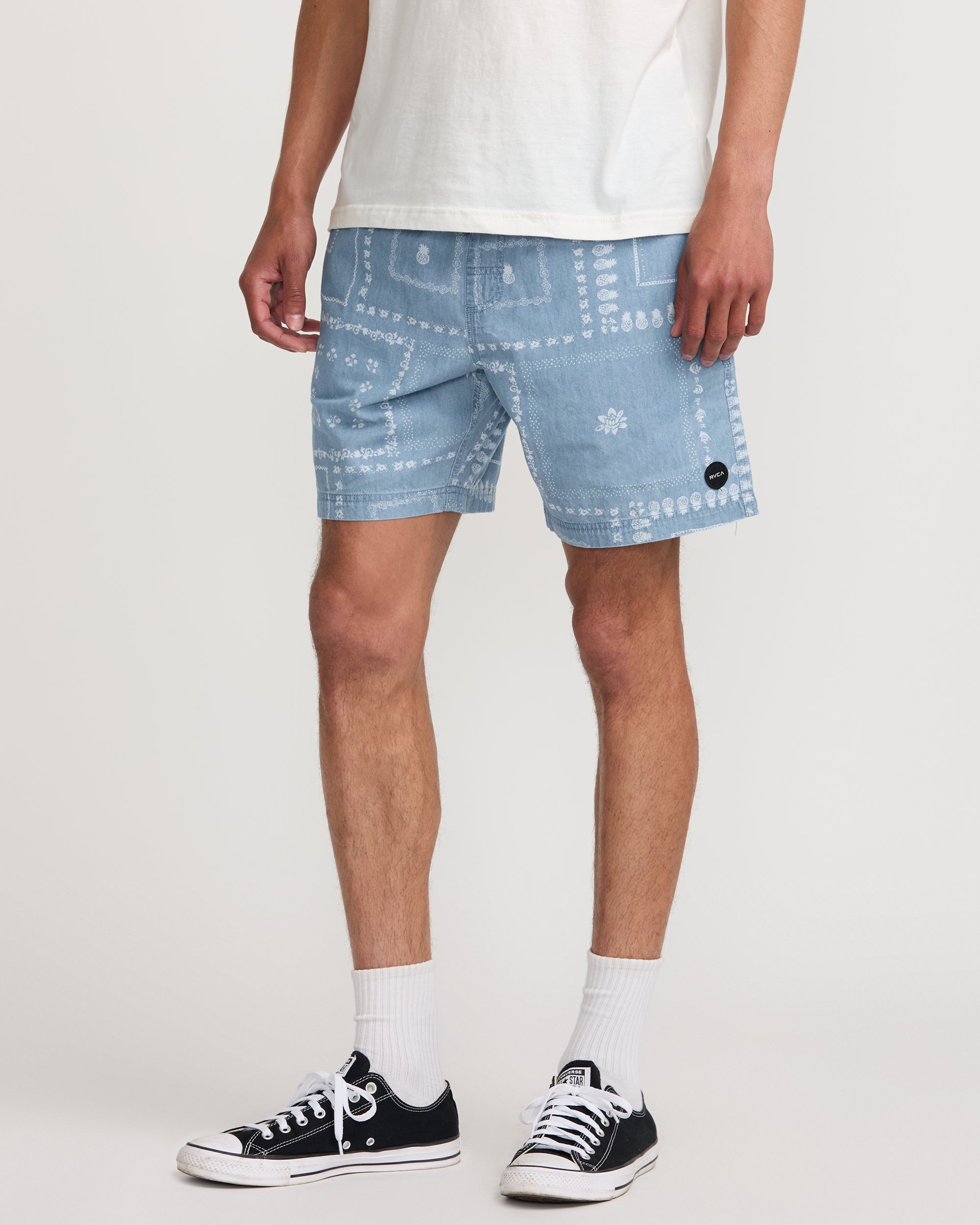 Escape Elastic Chambray 17" - Blue | RVCA on sale