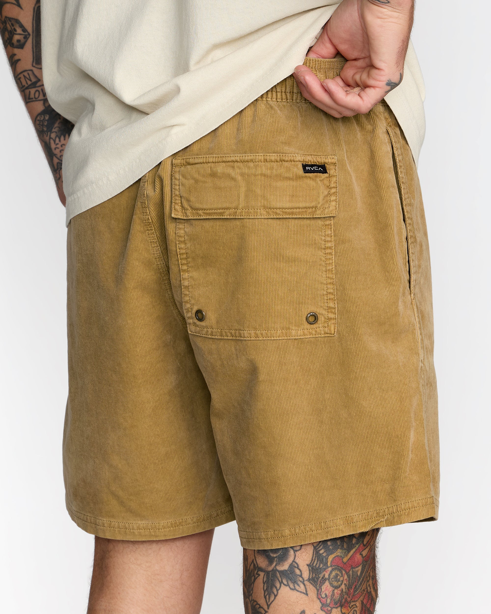 Escape Elastic Cord Short II - Ochre | RVCA near me